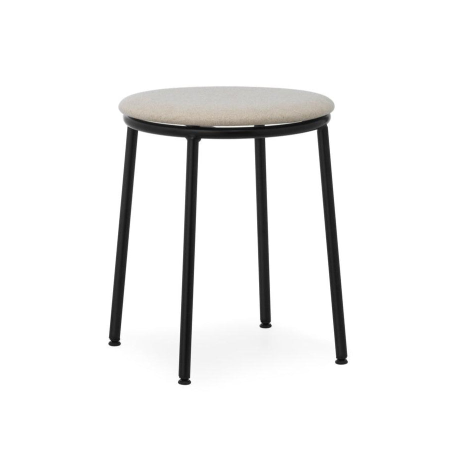 Stolička CIRCA béžová s čiernym podstavcom