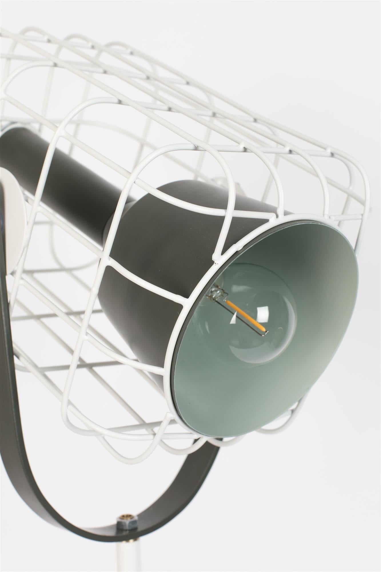 Stojaca lampa CAGE biela