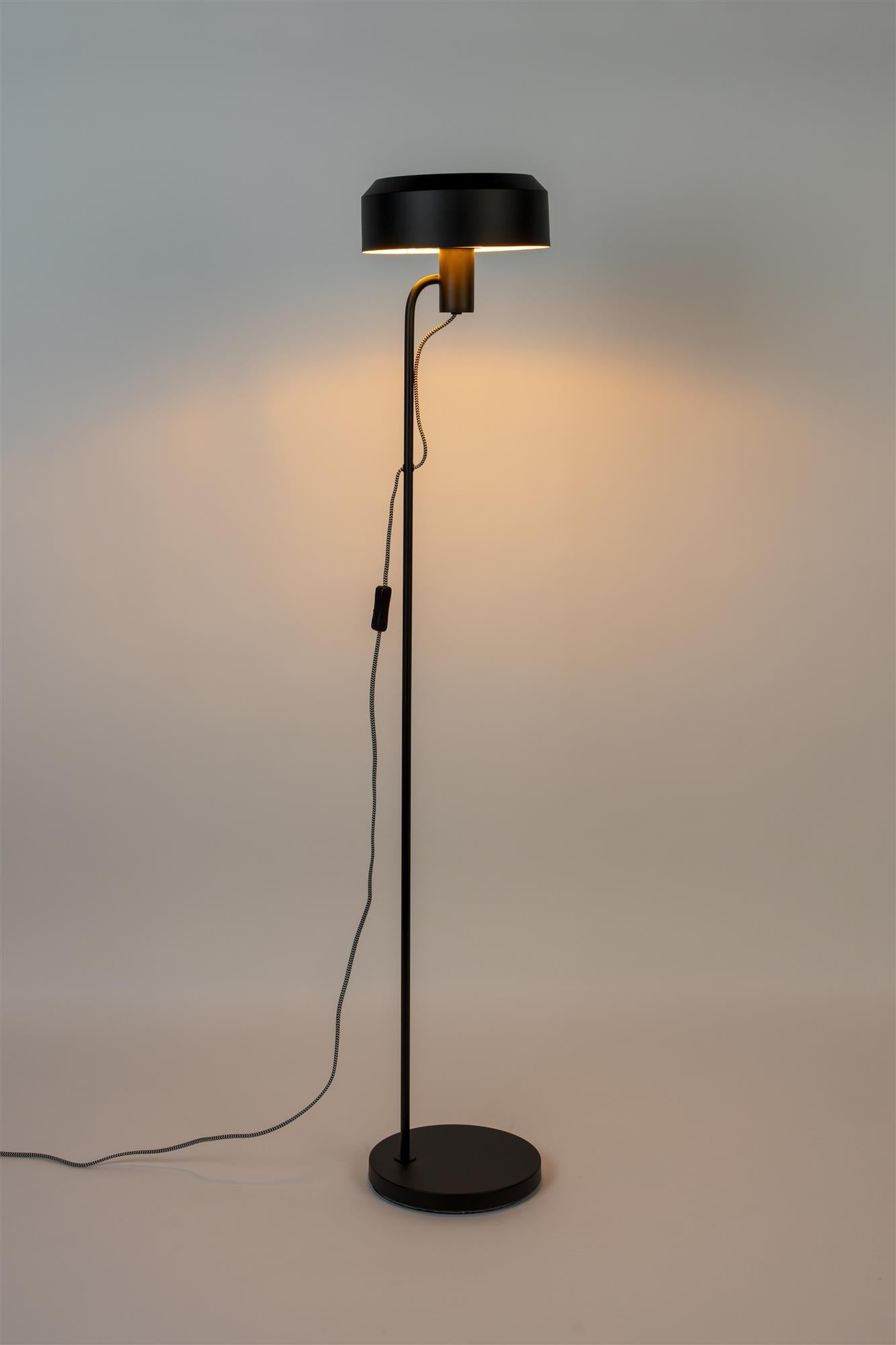 Stojaca lampa LANDON čierna