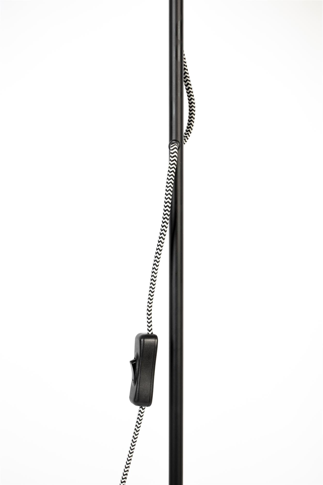 Stojaca lampa LANDON čierna