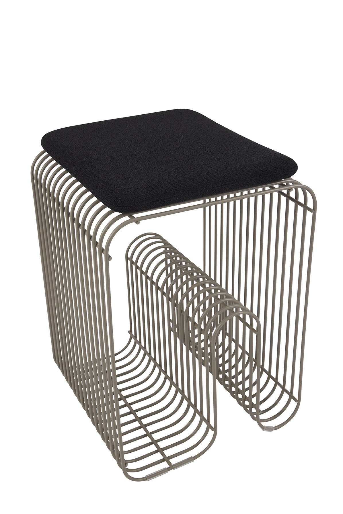 Poduška na sedenie CURVA antracitový bouclé