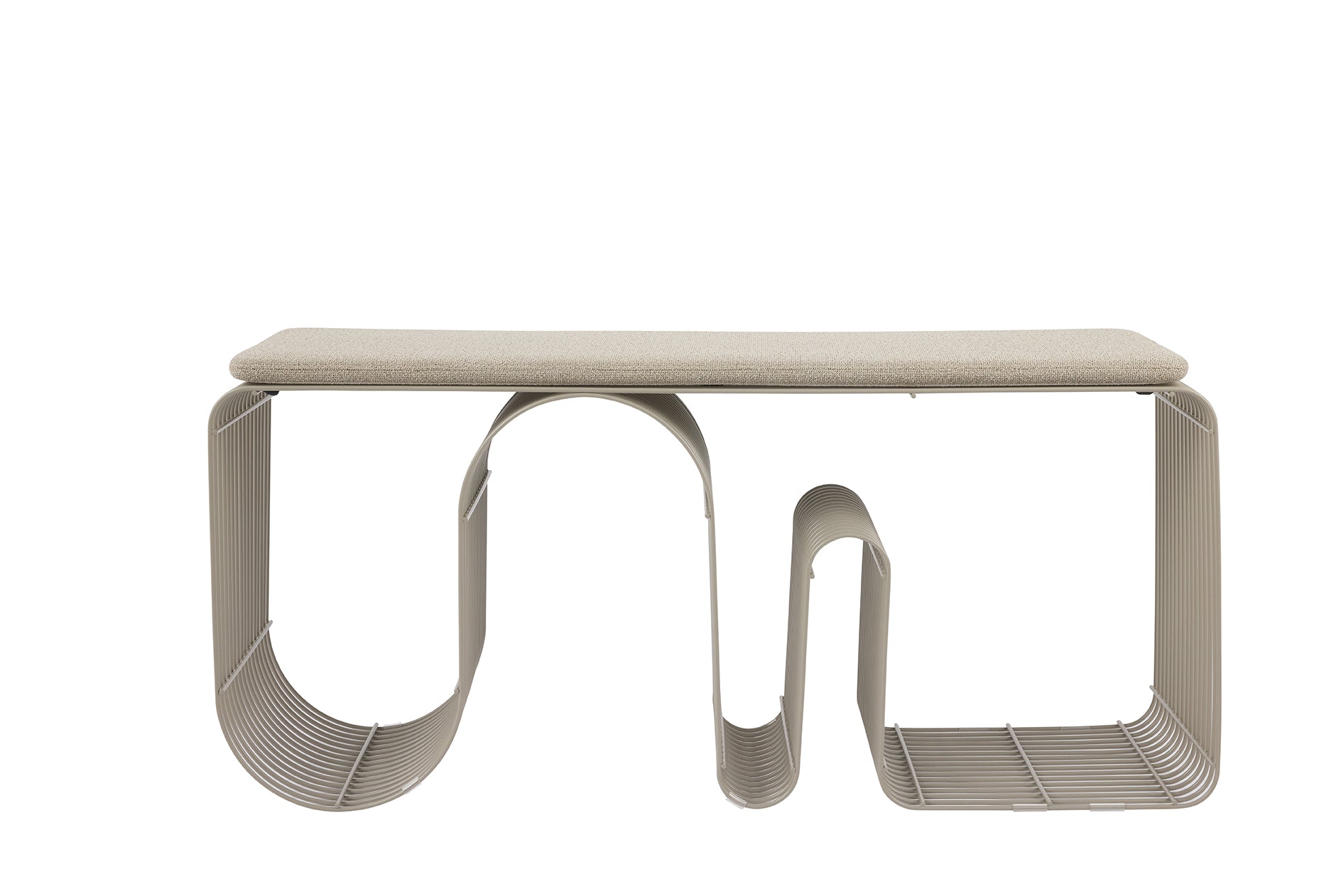 Poduszka siedziskowa CURVA taupe bouclé