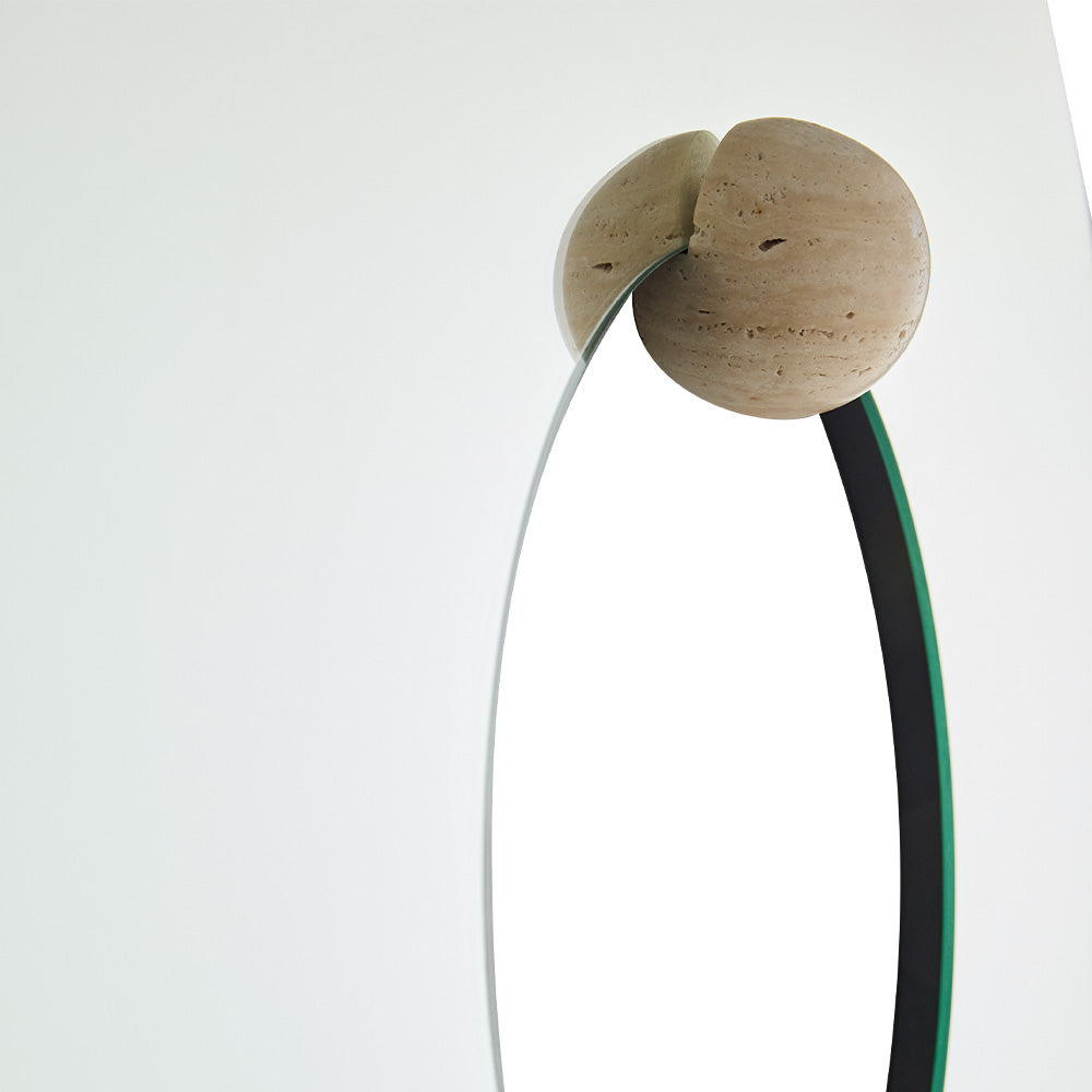 Kruhový luster CASTELLUM travertín