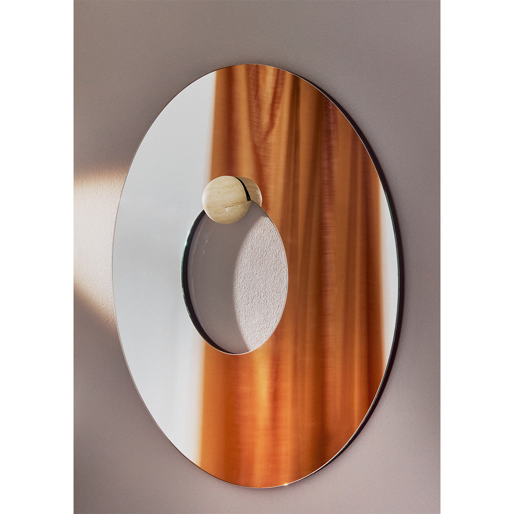 Kruhový luster CASTELLUM travertín