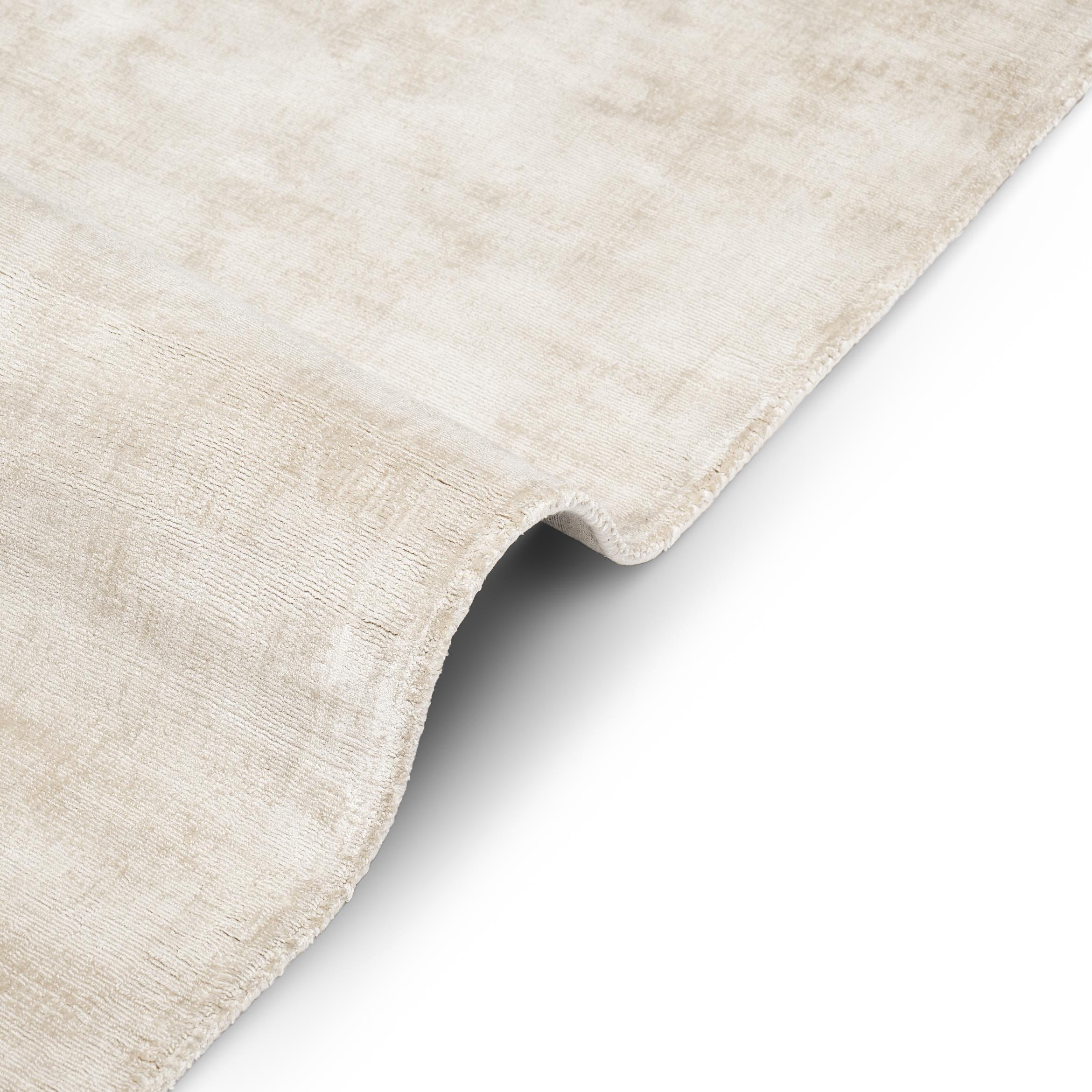 Kruhový koberec DESERT krémový