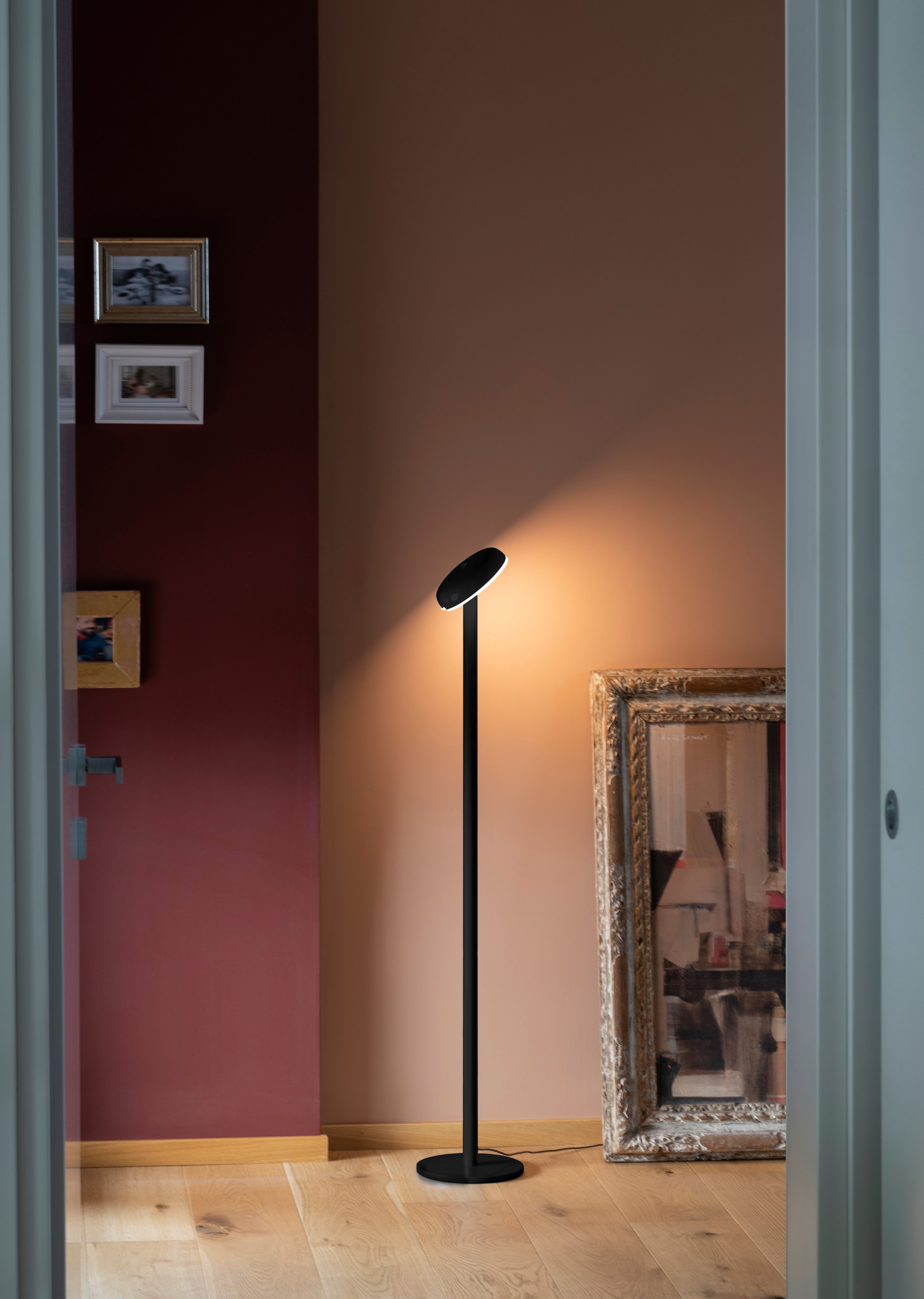 Lampa podłogowa CABRIOLETTE połyskujący błękitny