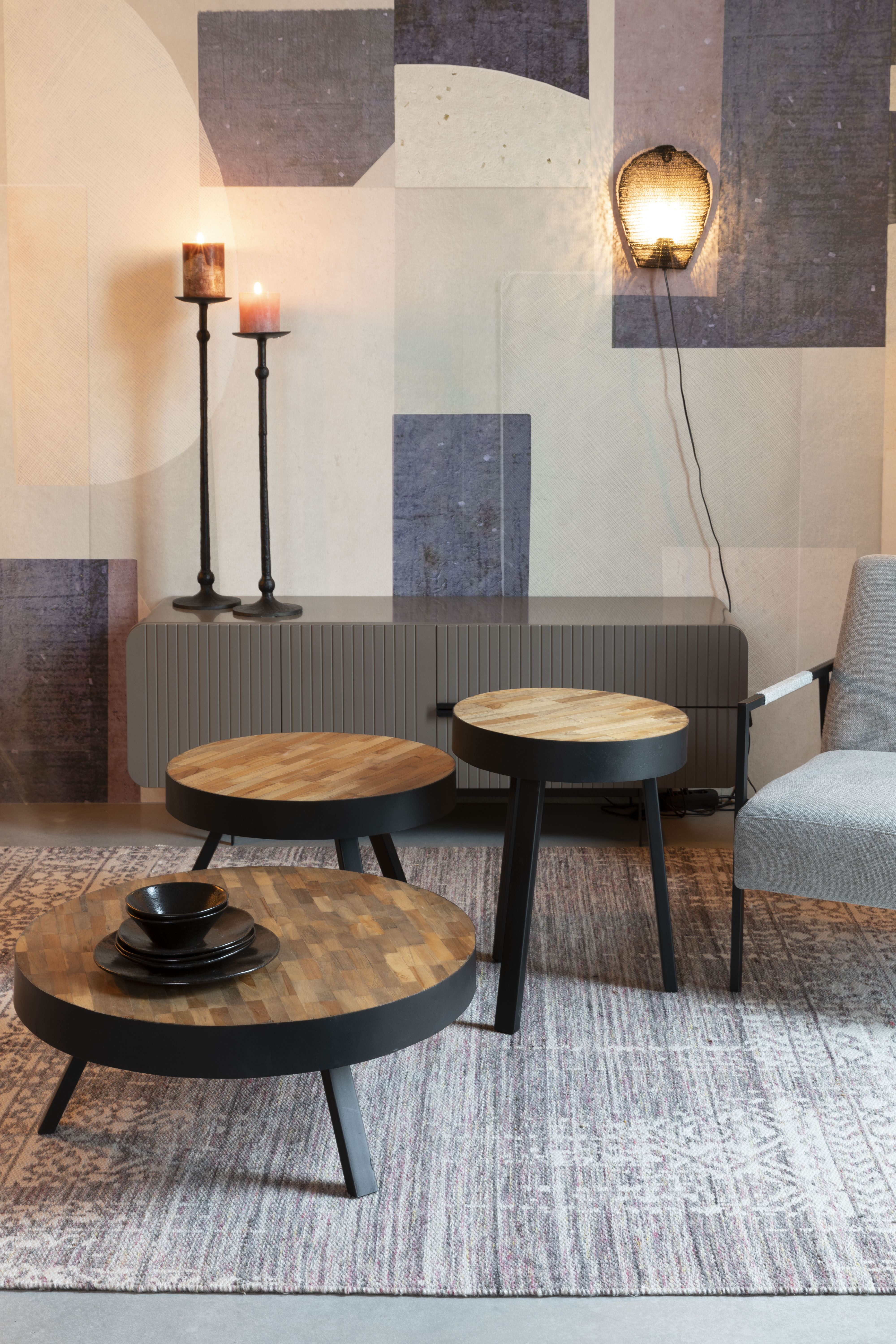 Nástenná lampa LEA čierna