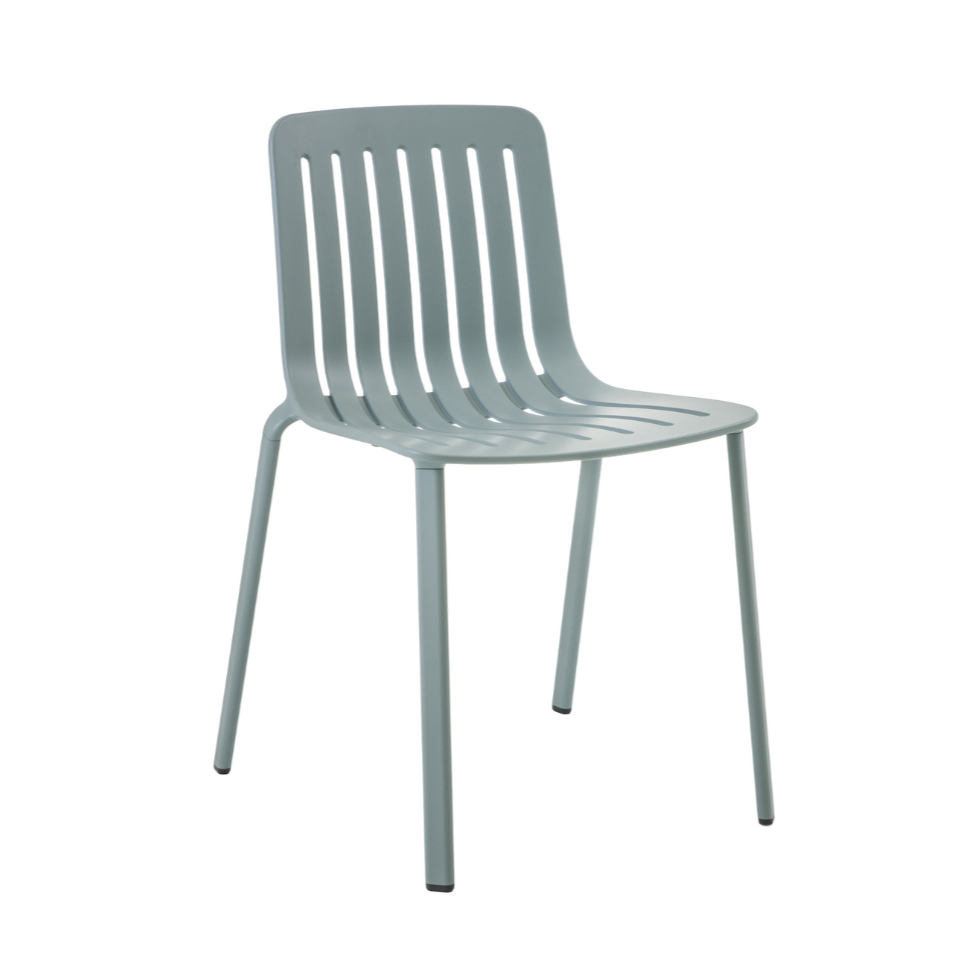 Outdoor chair PLATO blue