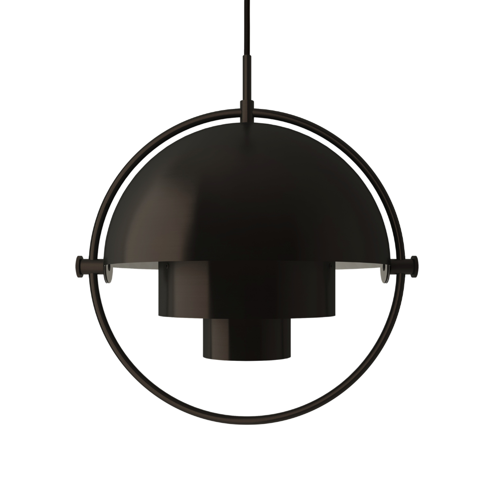 MULTI-LITE pendant lamp glossy black