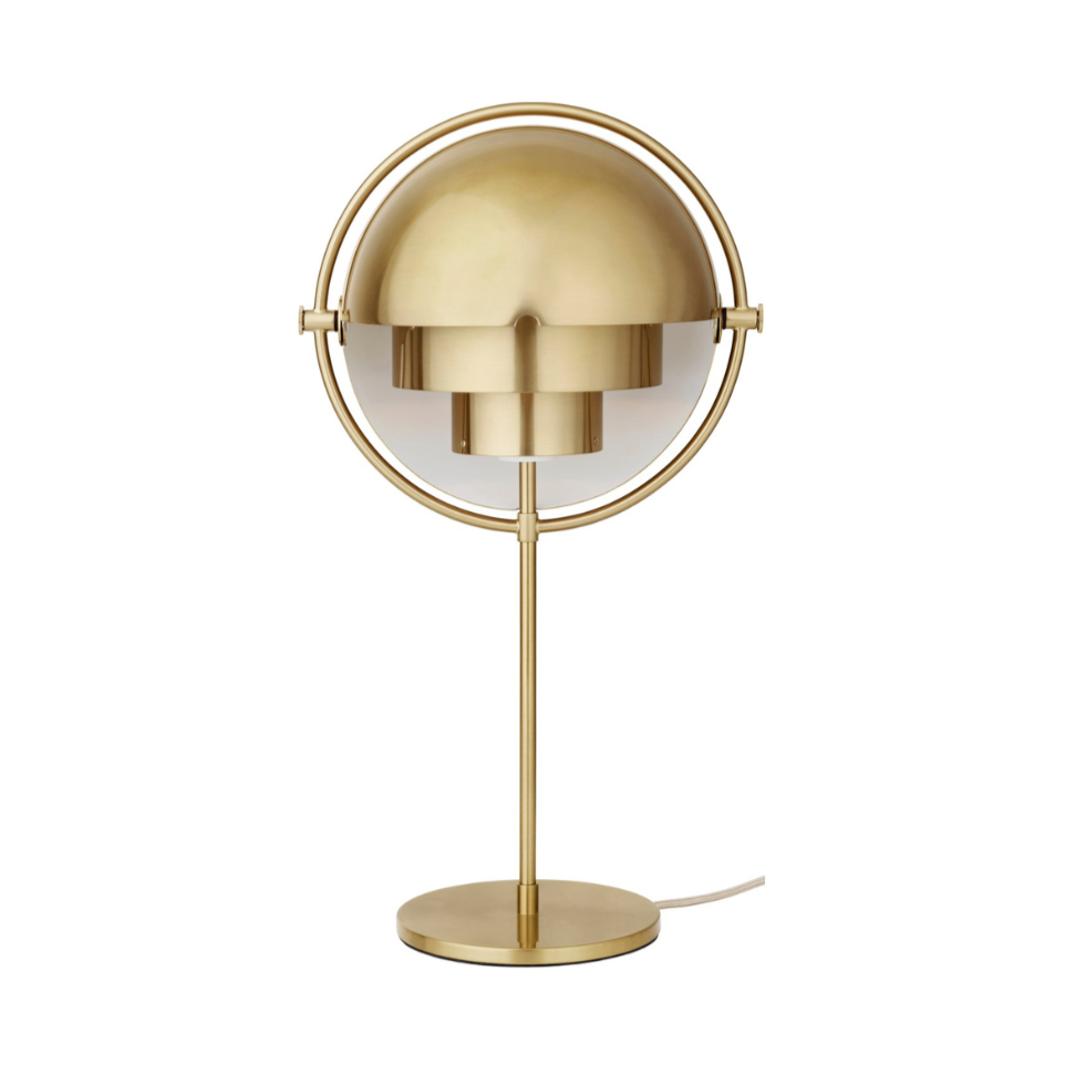 Stolná lampa MULTI-LITE mosadzná