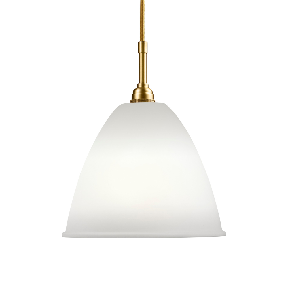 BESTLITE BL9 Brass Pendant Lamp with Porcelain Shade