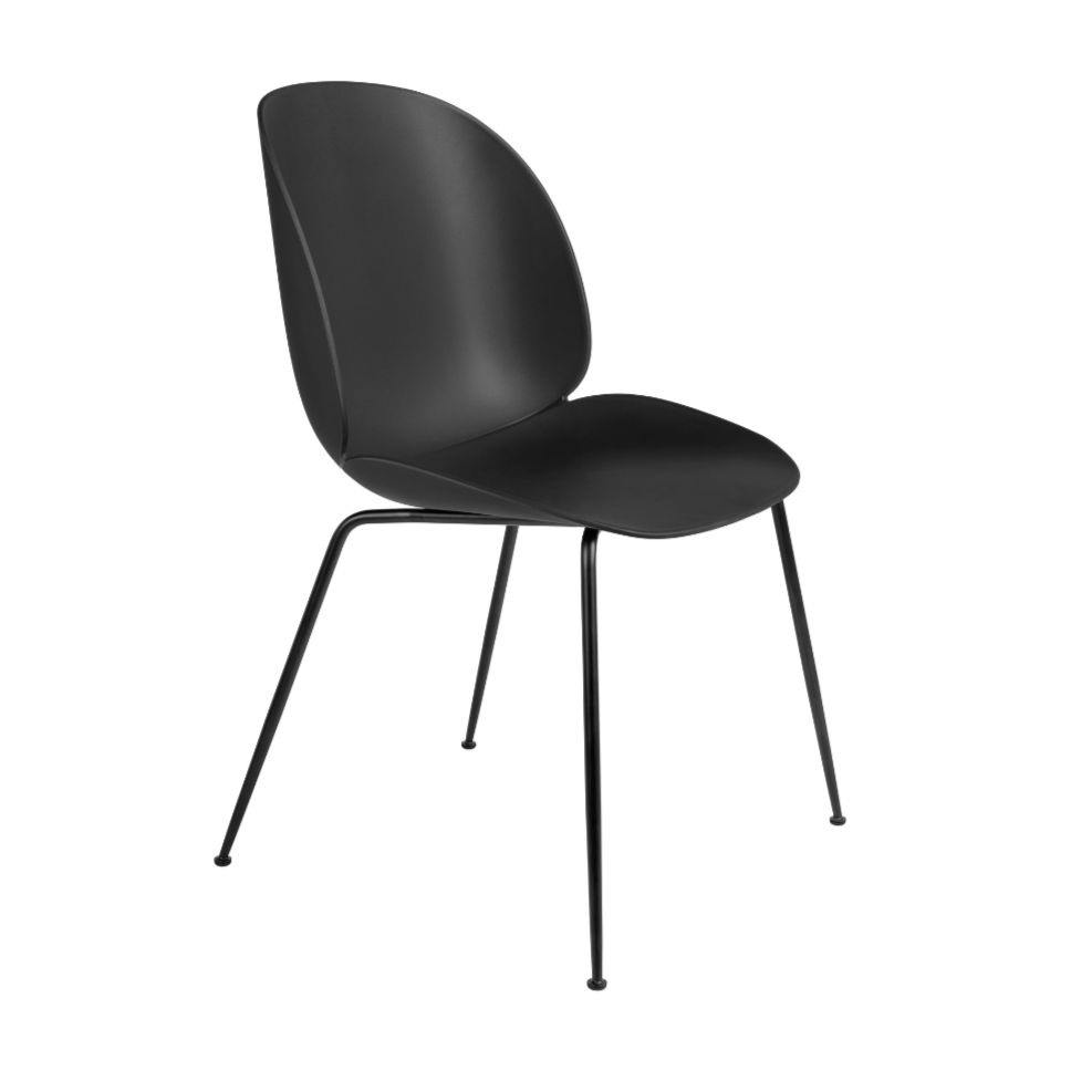 Stolička BEETLE čierna