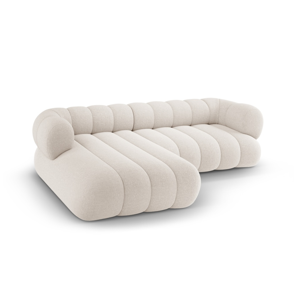 5-seater left-facing corner sofa KOGE cream