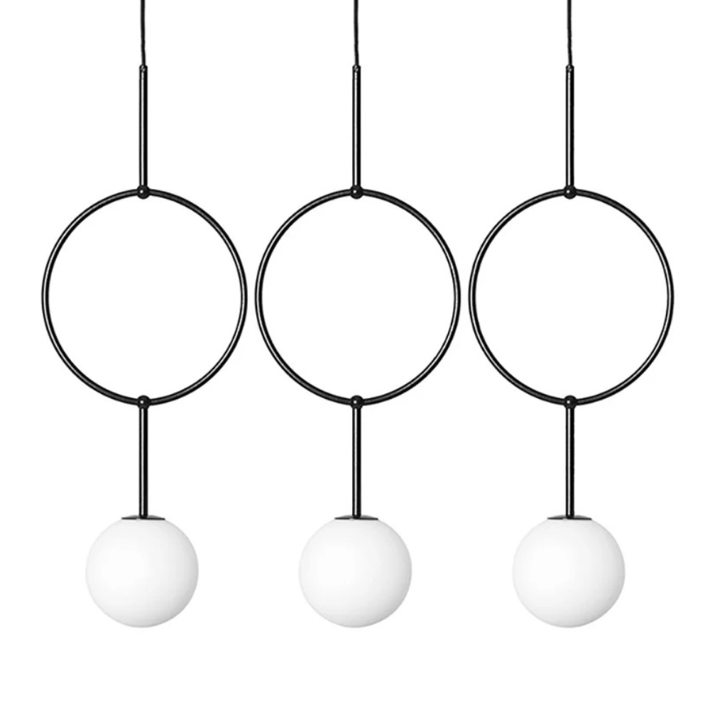 Závesná lampa ISUULLA čierna