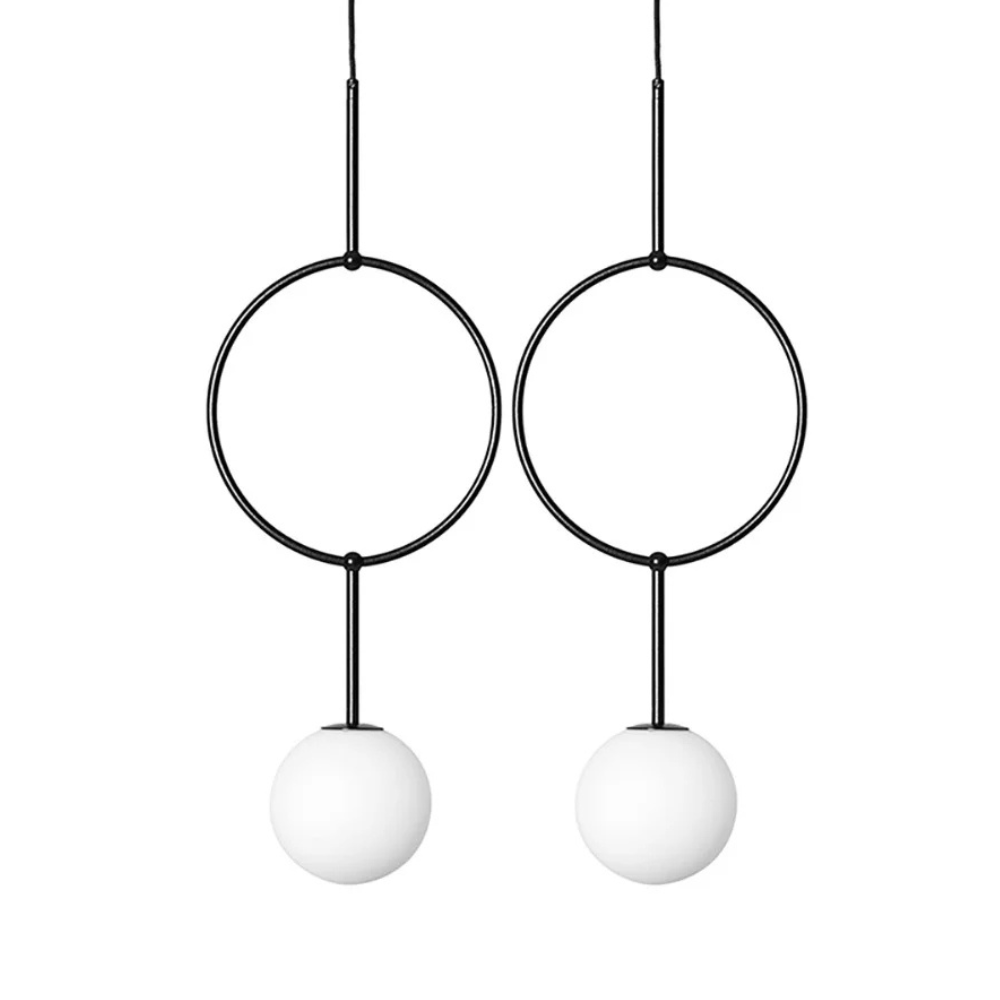 Závesná lampa ISUULLA čierna