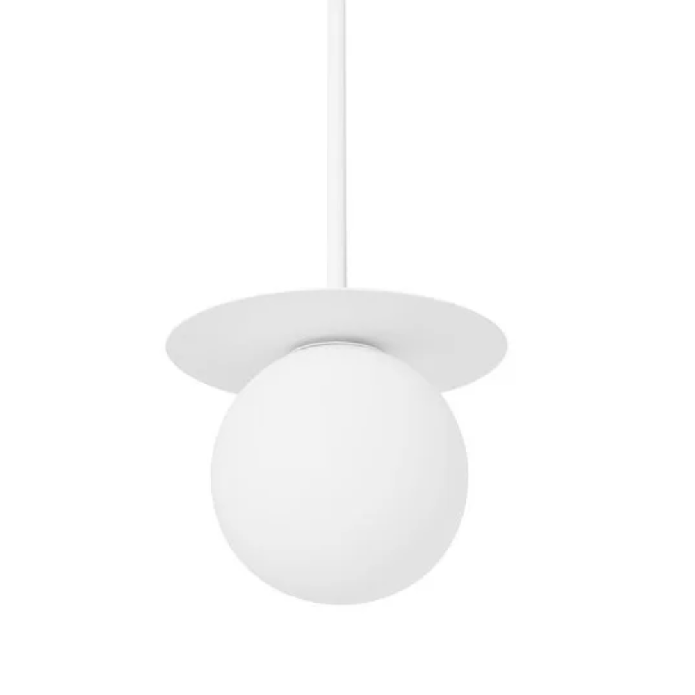 Závesná lampa BORRA biela