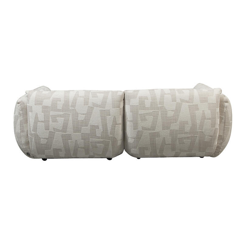 Sofa pre 2,5 osoby AMSTERDAM v svetlo béžovom vzore