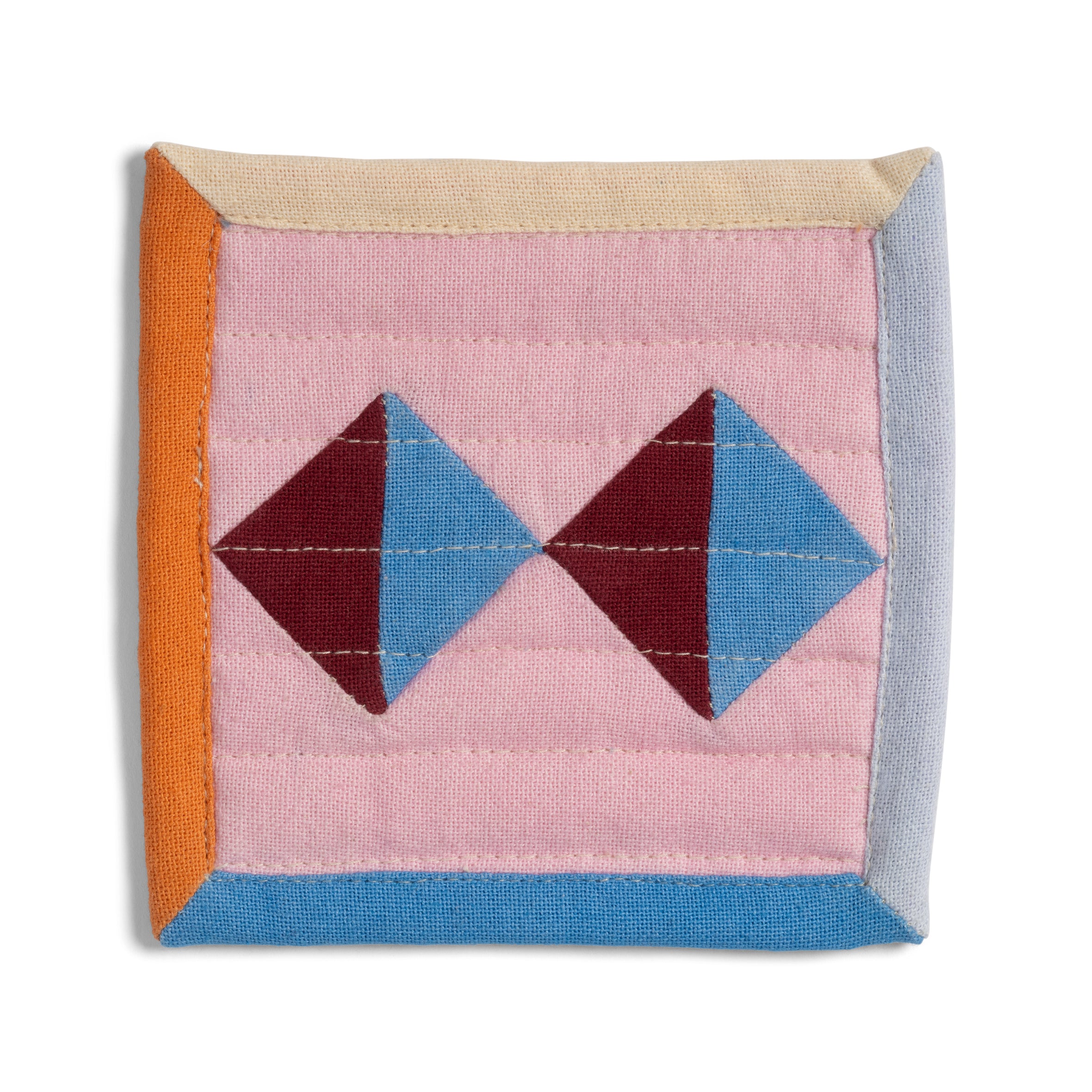 Súprava podložiek pod hrnčeky STITCH farebná