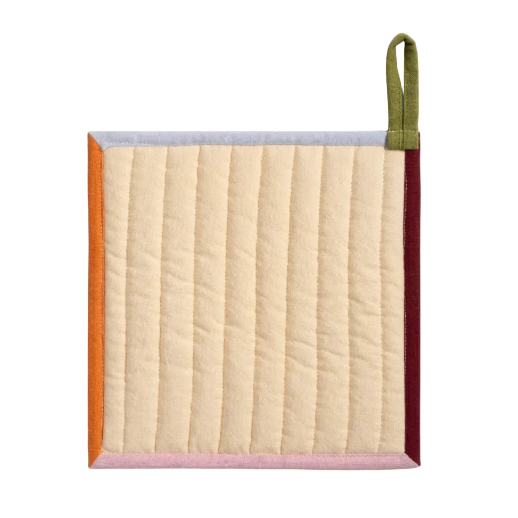 Kuchynská chňapka STITCH ARC modrá s béžovou a zelenou