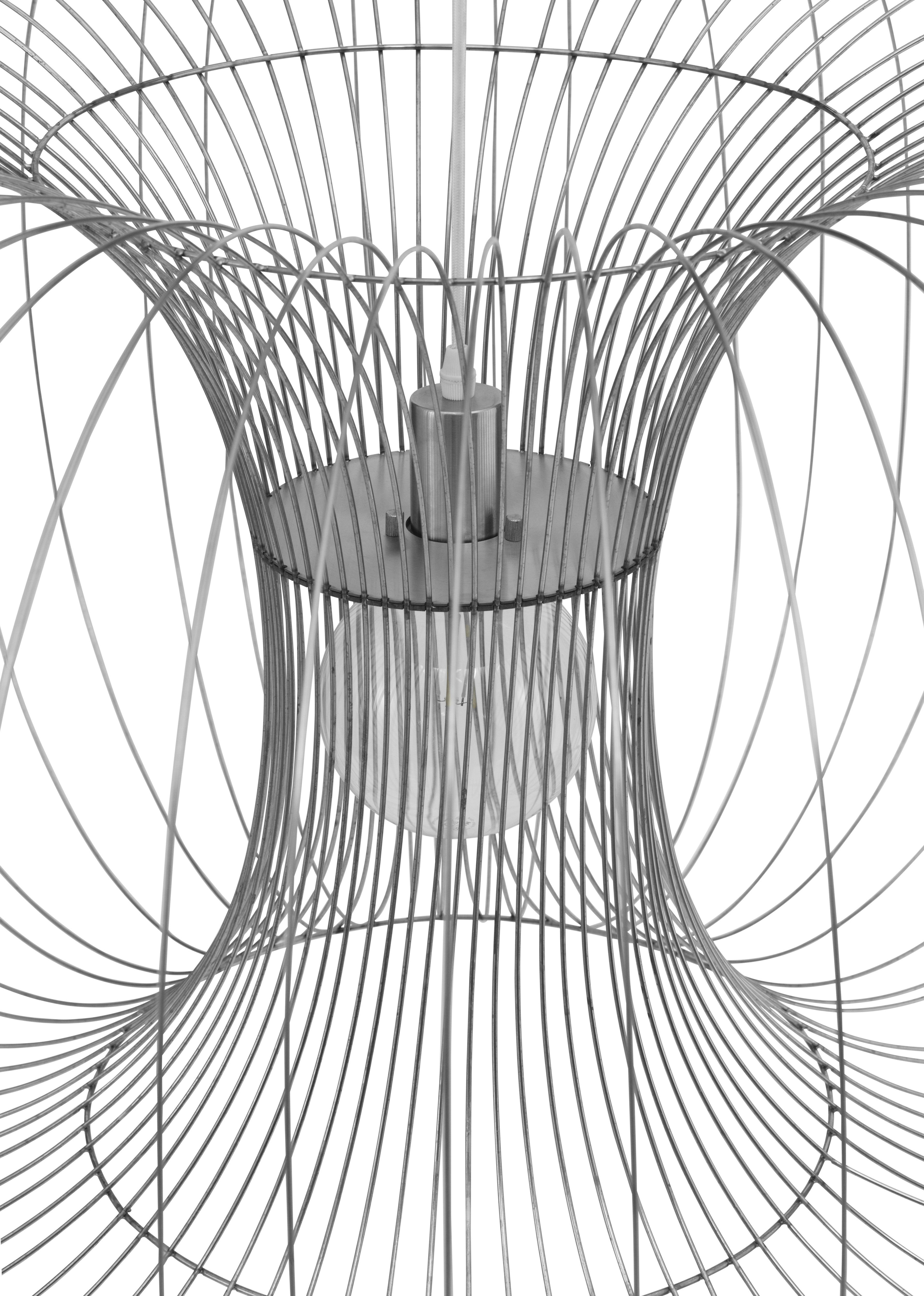 COIL pendant lamp stainless steel