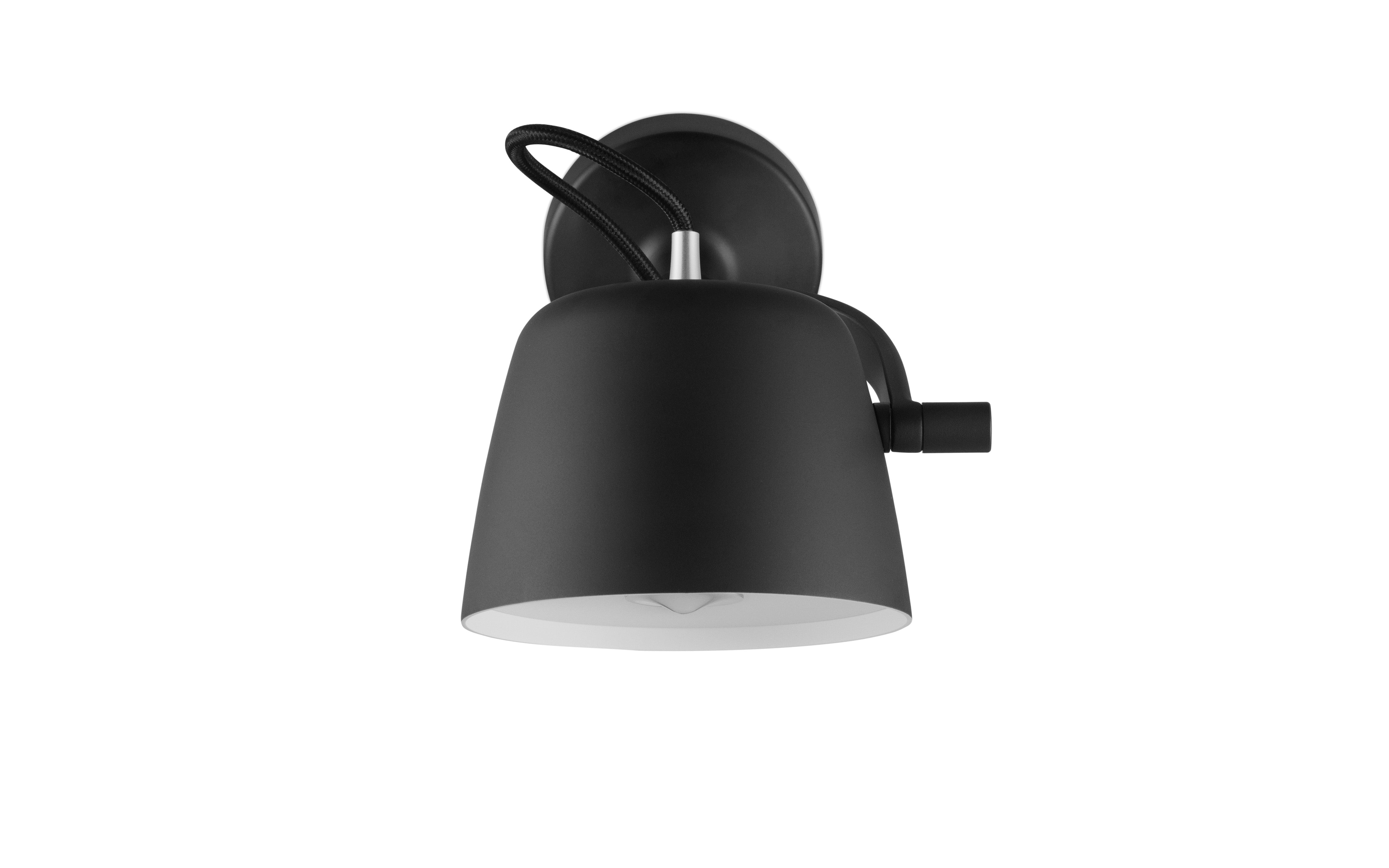 Adjustable black TUB wall lamp