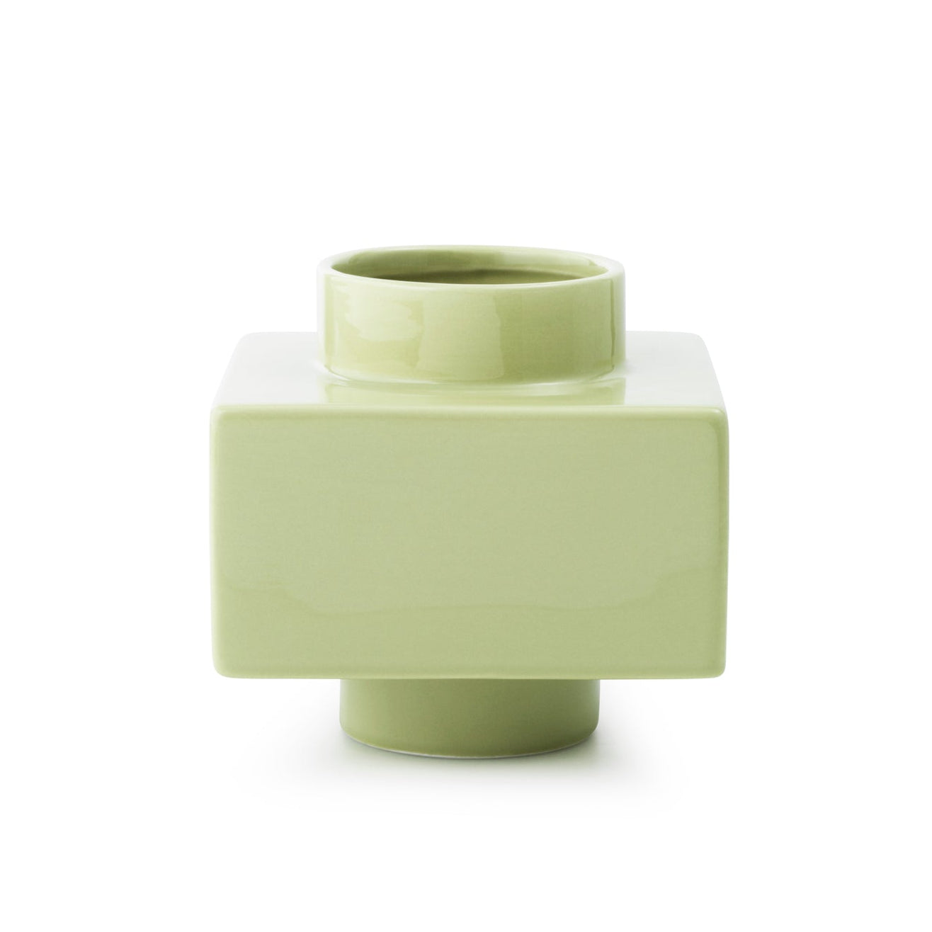 DEKO OBJECT sage green vase