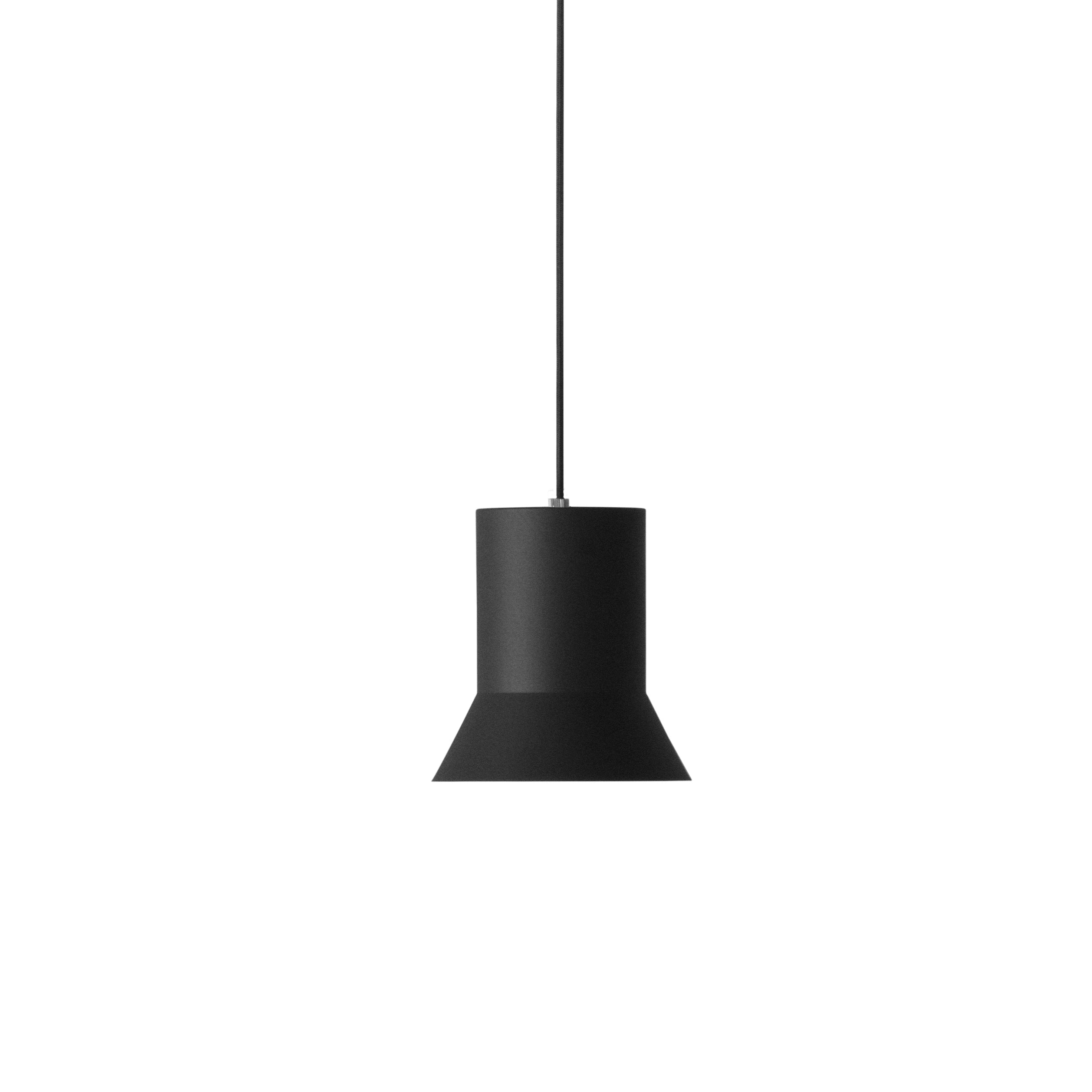 Závesná lampa HAT čierna