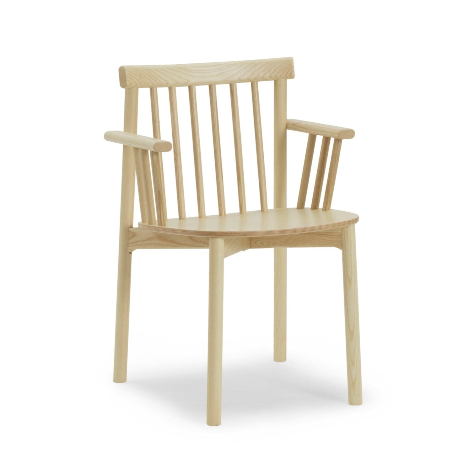 Chair with armrests Pind Veneer ash