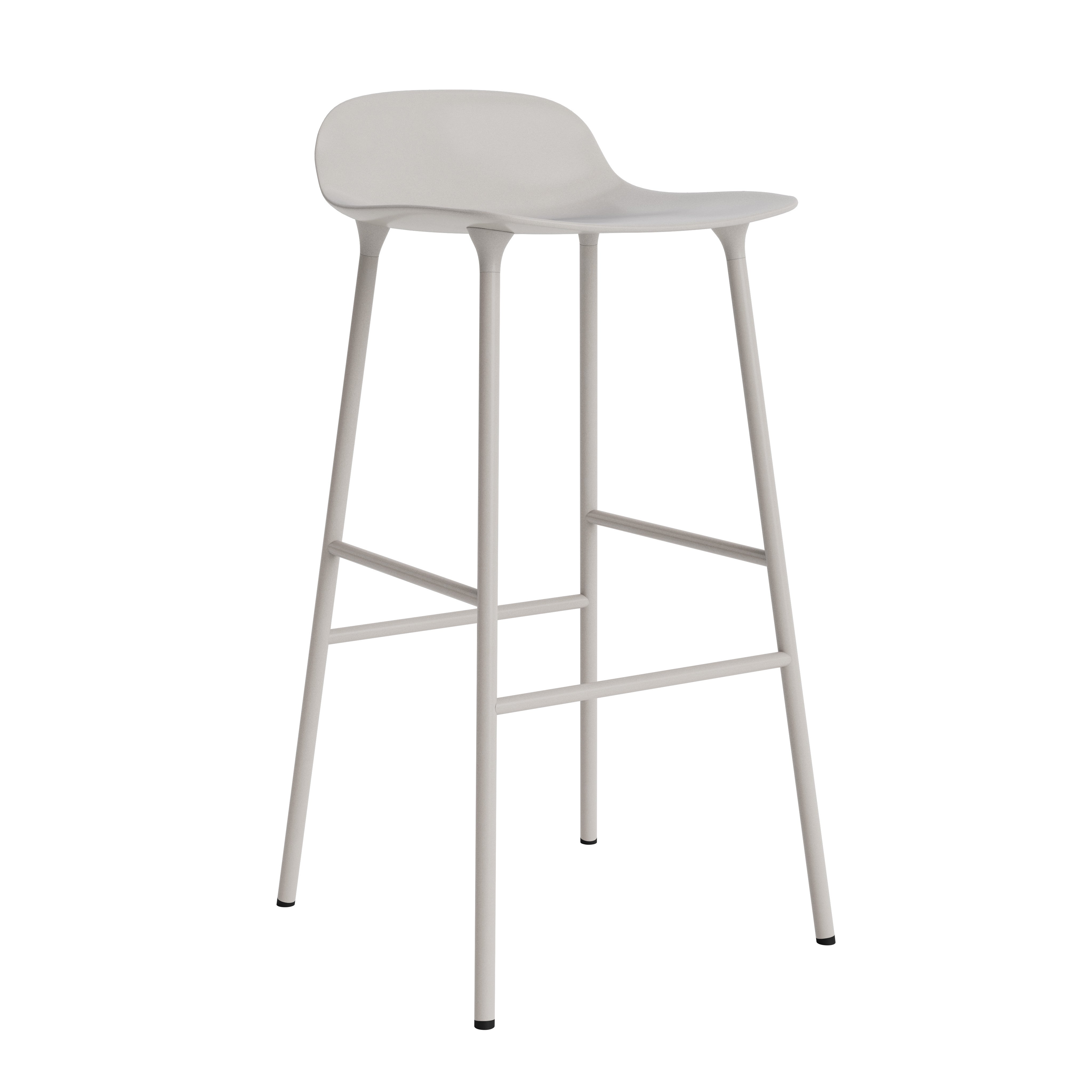 Hocker forms warm gray