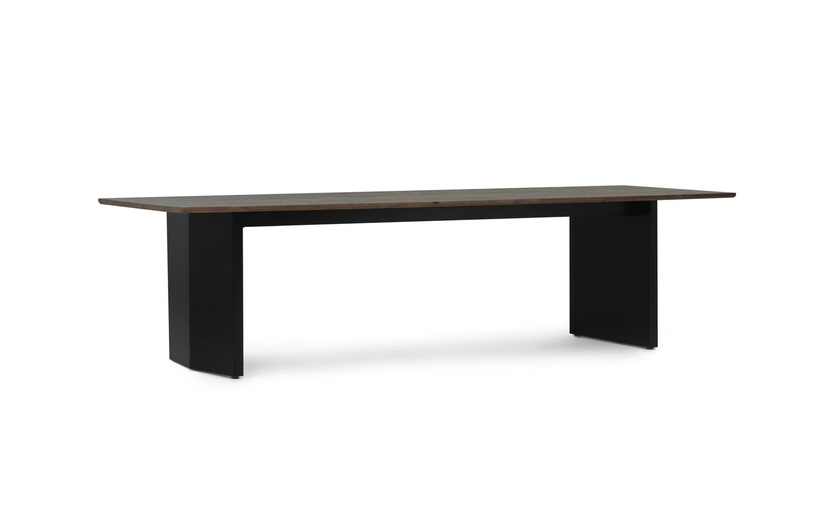 Stôl PANEL tmavohnedý