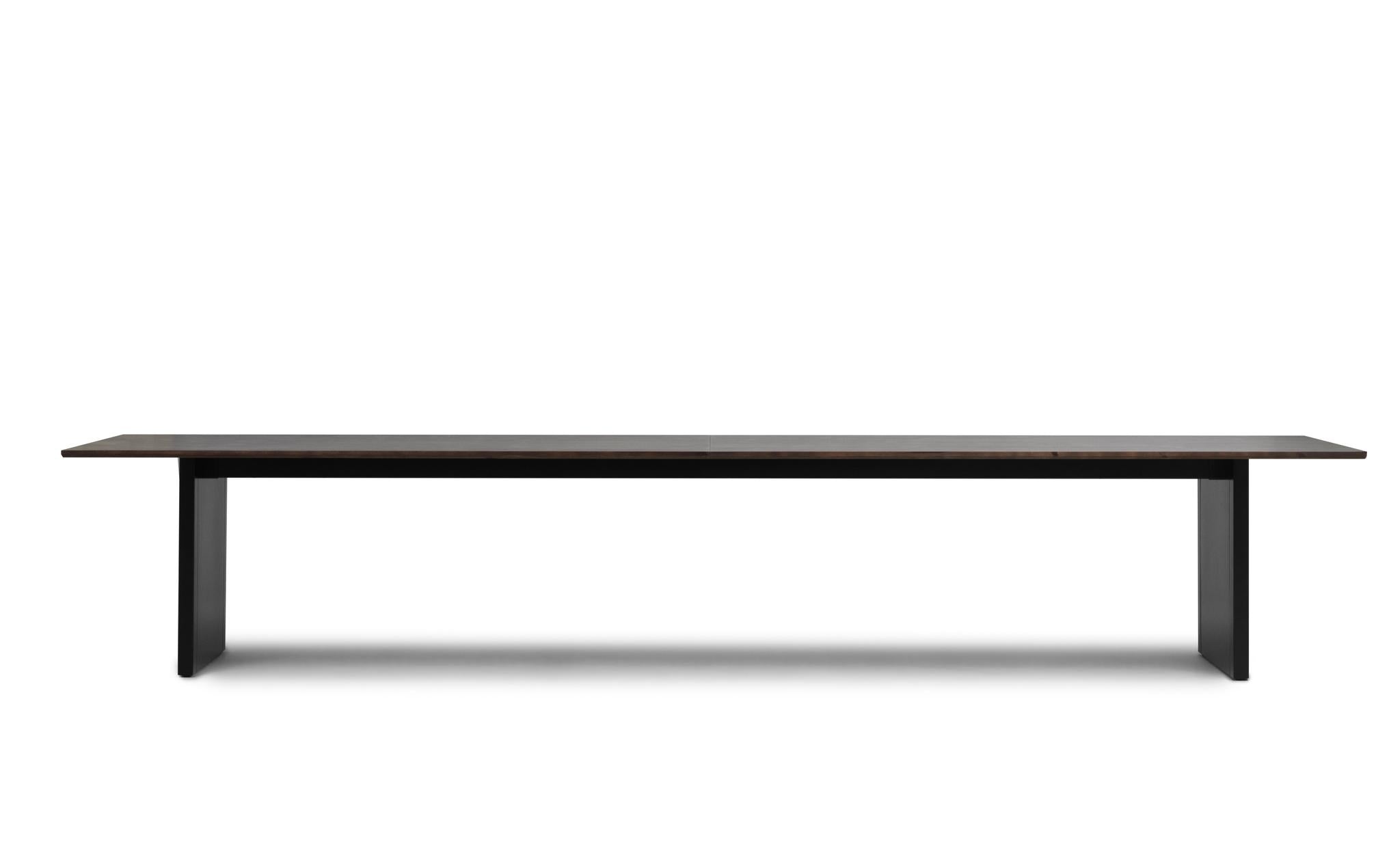 Stôl PANEL tmavohnedý