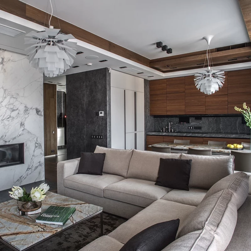 Závesná lampa PH ARTICHOKE GLASS biela