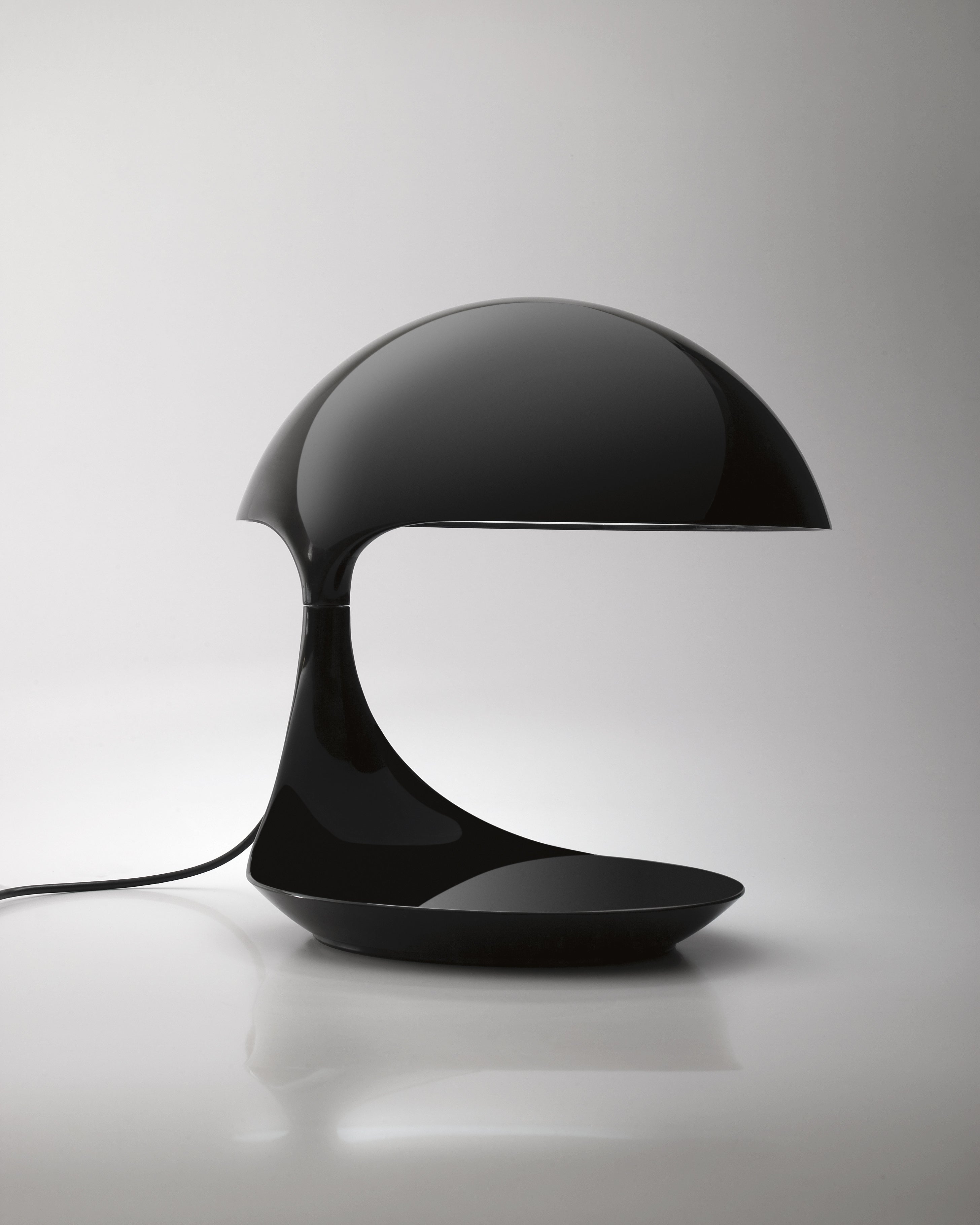 Lampa stolná COBRA lesklá čierna