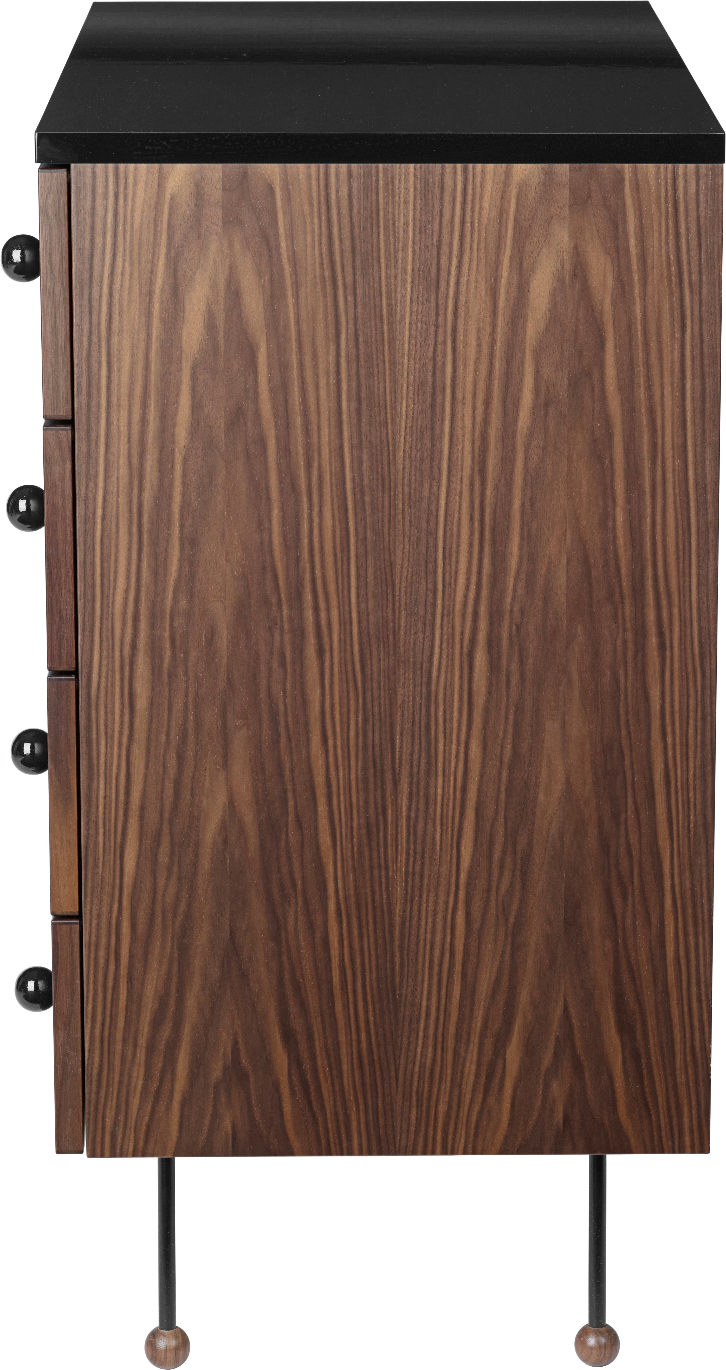 Walnut veneer cabinet 62