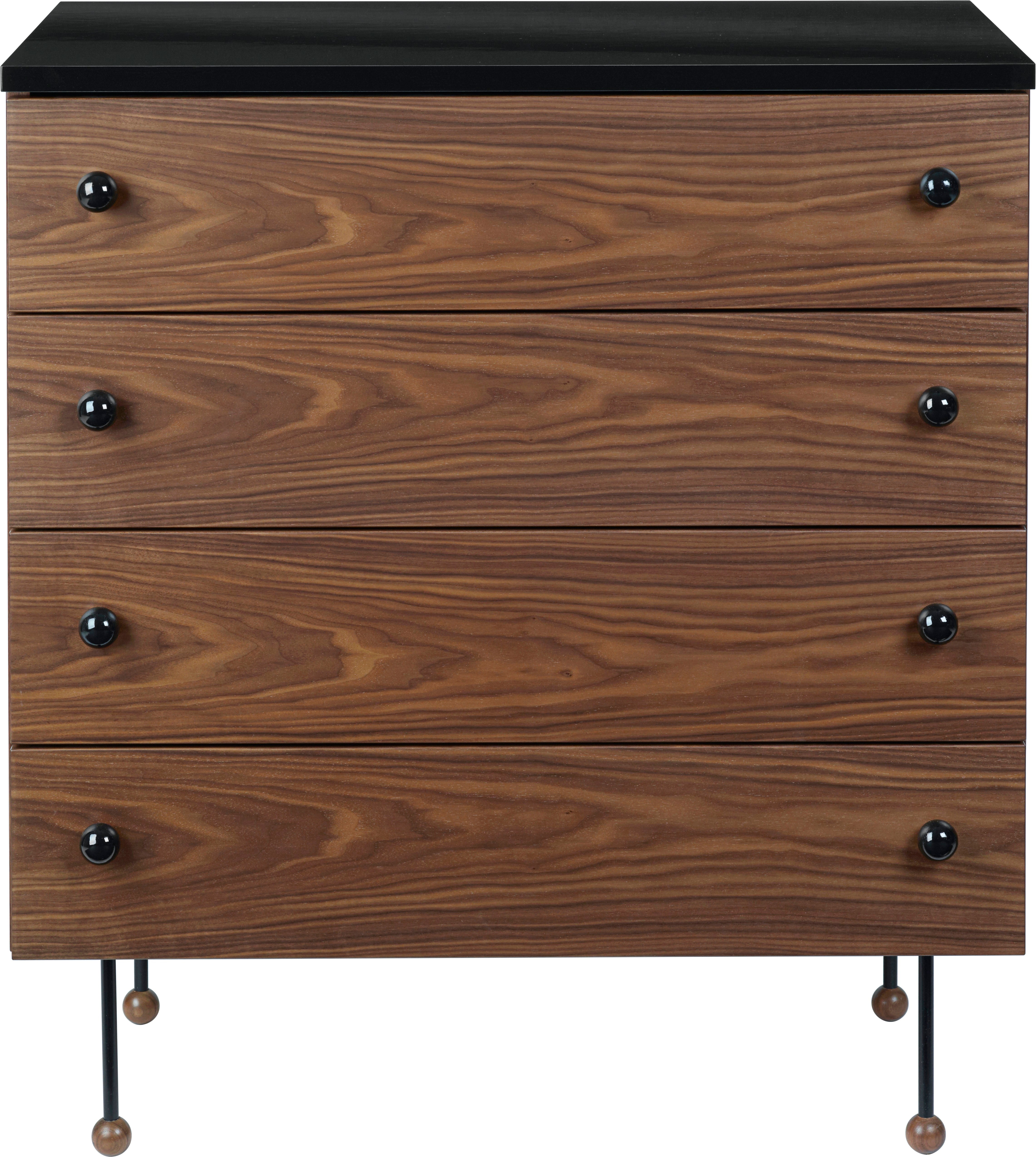 Walnut veneer cabinet 62