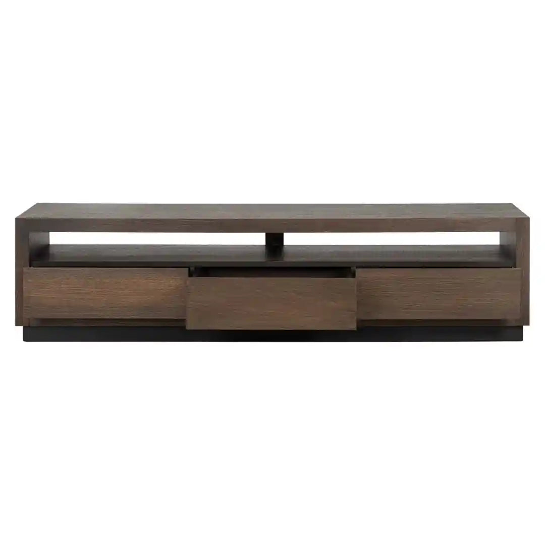 OAKURA TV Cabinet brown oak veneer