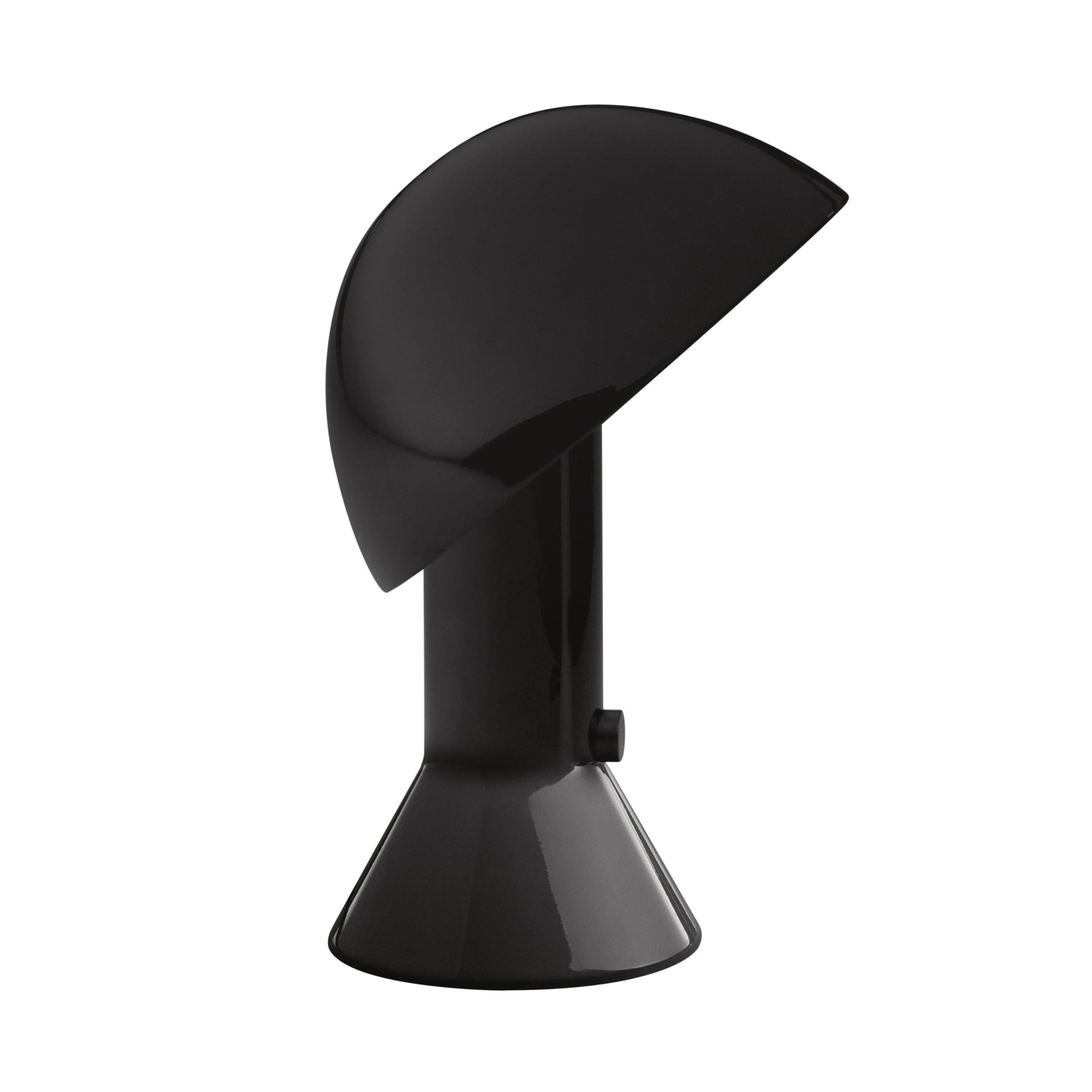 Stolná lampa ELMETTO lesklá čierna
