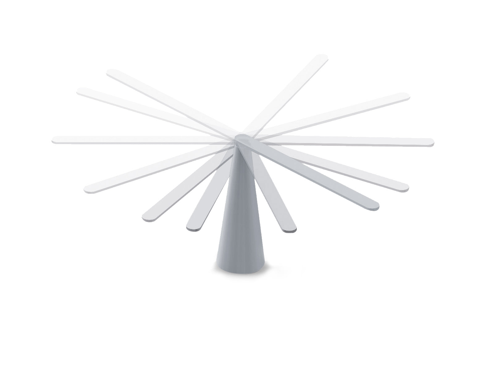 Stolná lampa ELICA lesklá biela