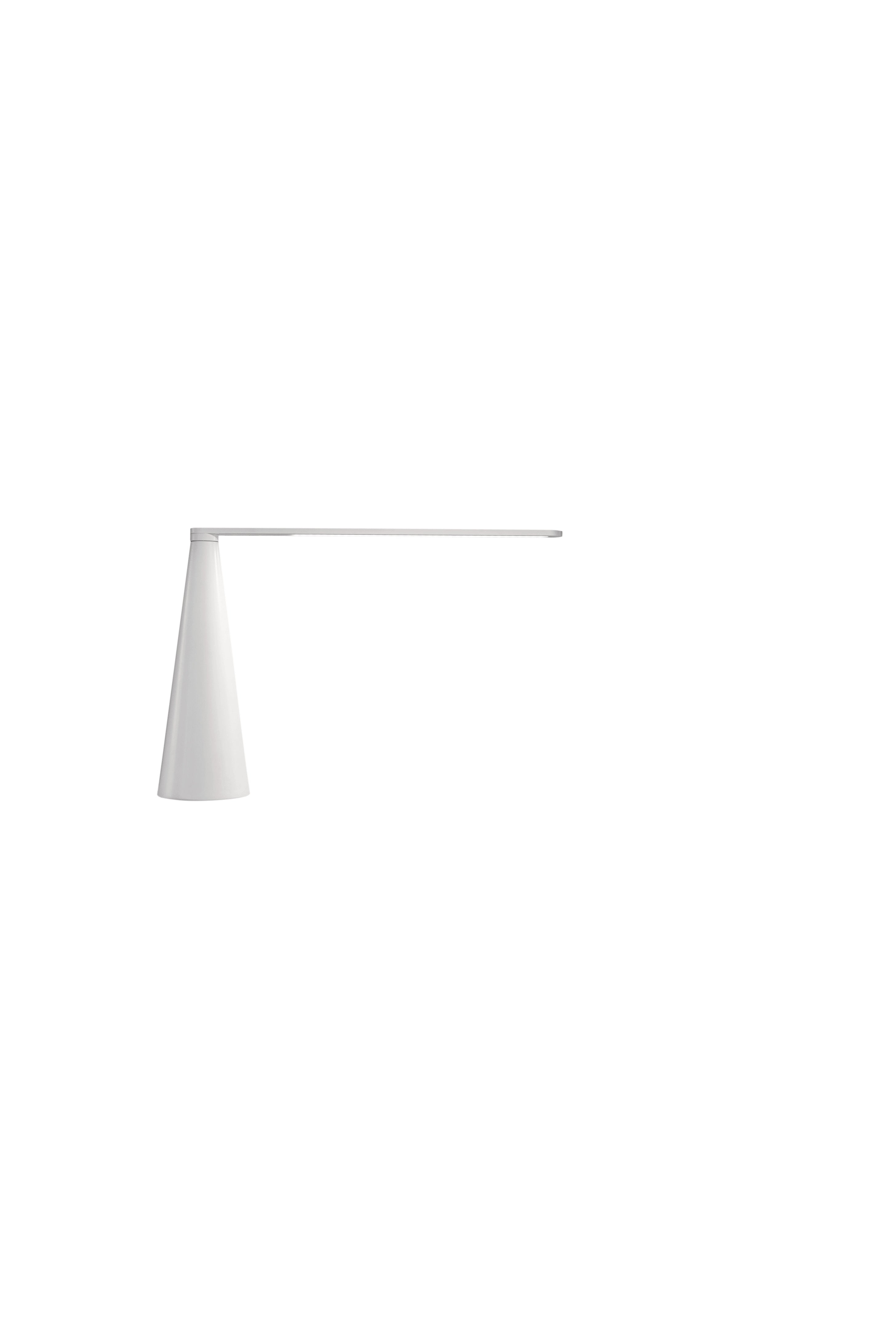 Stolná lampa ELICA lesklá biela