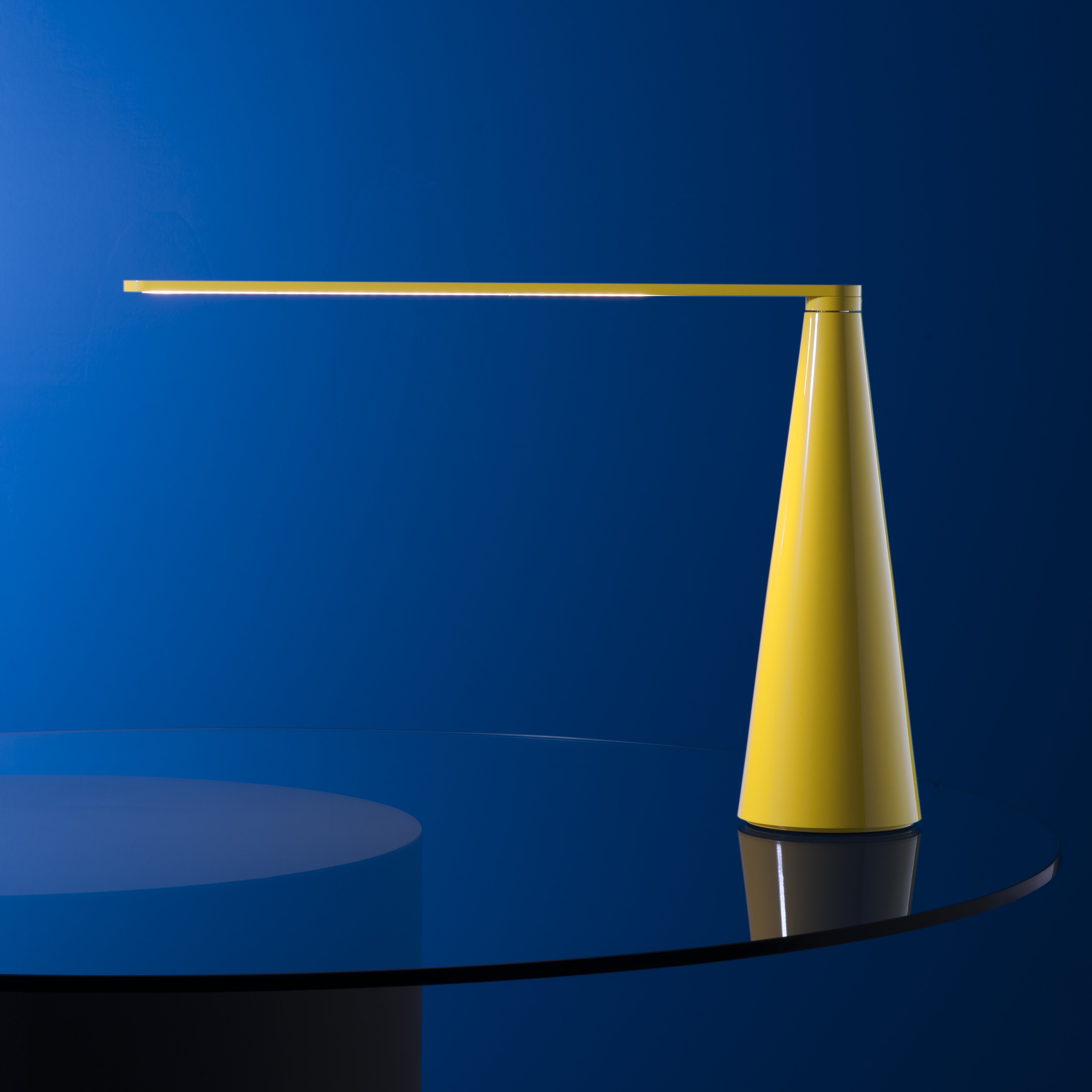 Stolná lampa ELICA lesklá biela