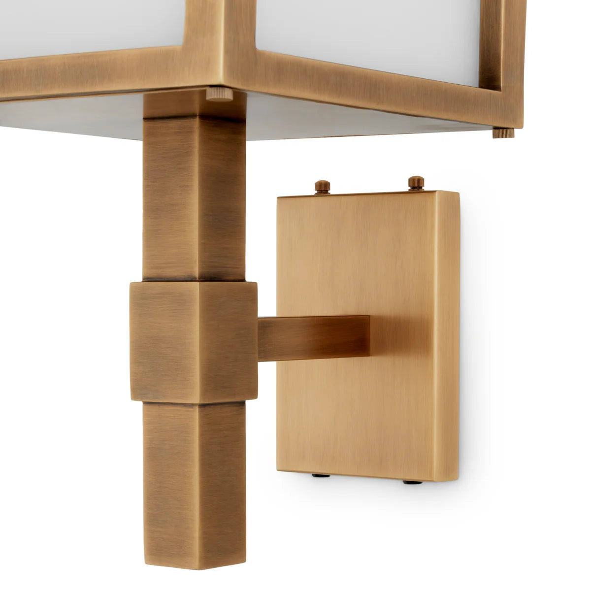 Zlatý antický vonkajší nástenný svietidlo RISERVA