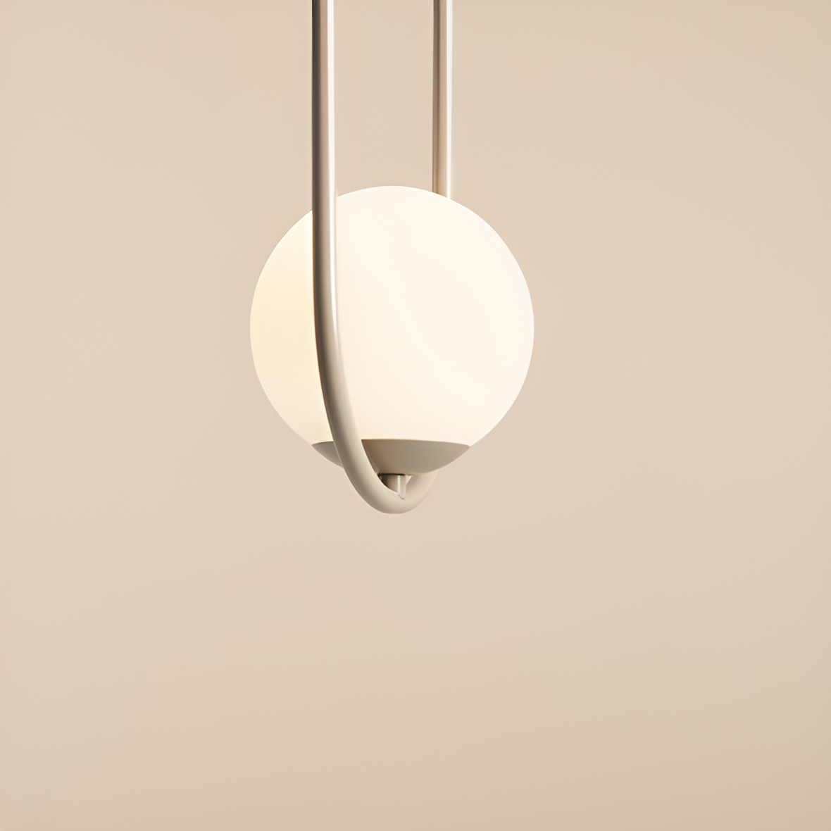 Riva beige hanging lamp
