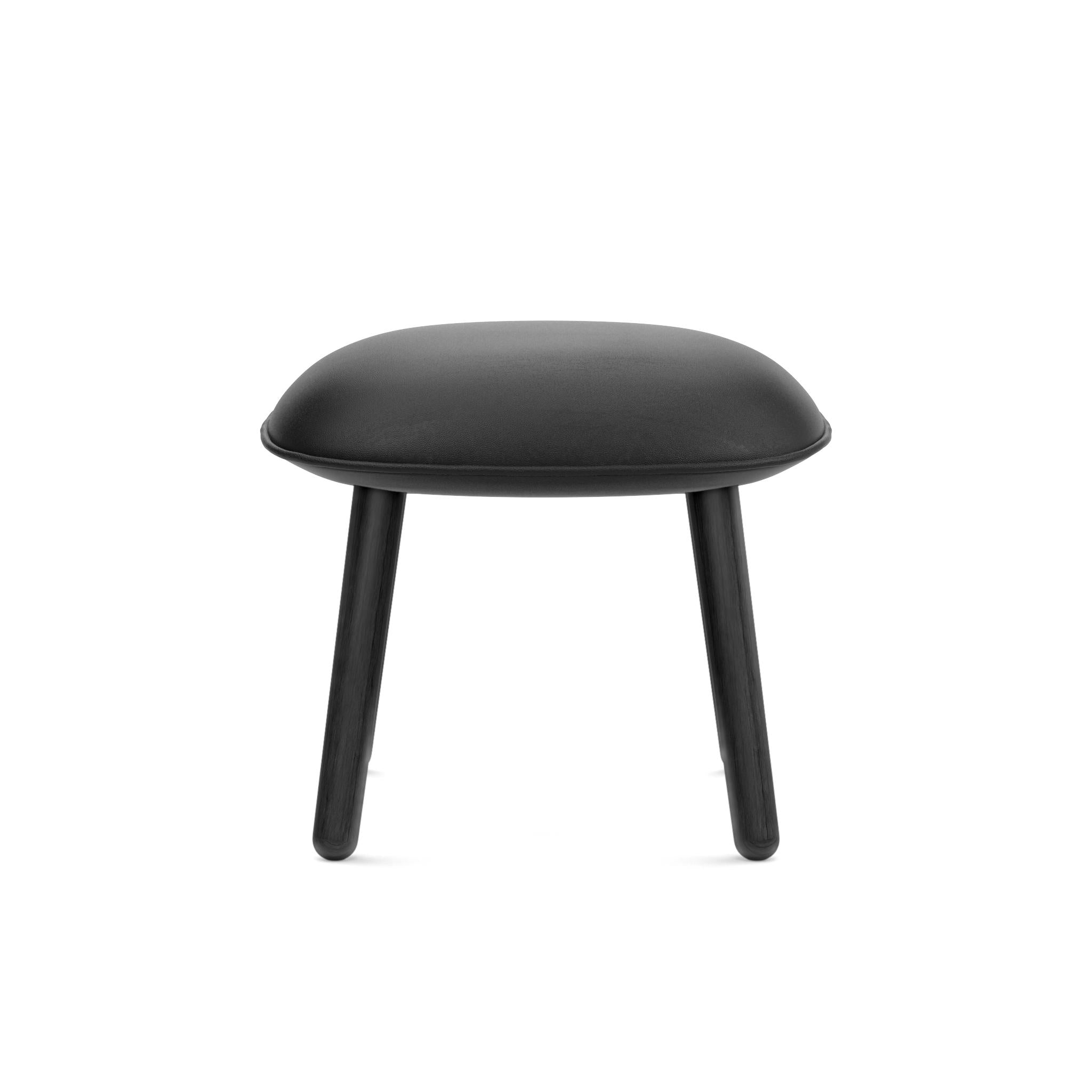 Ace footrest black oak wood