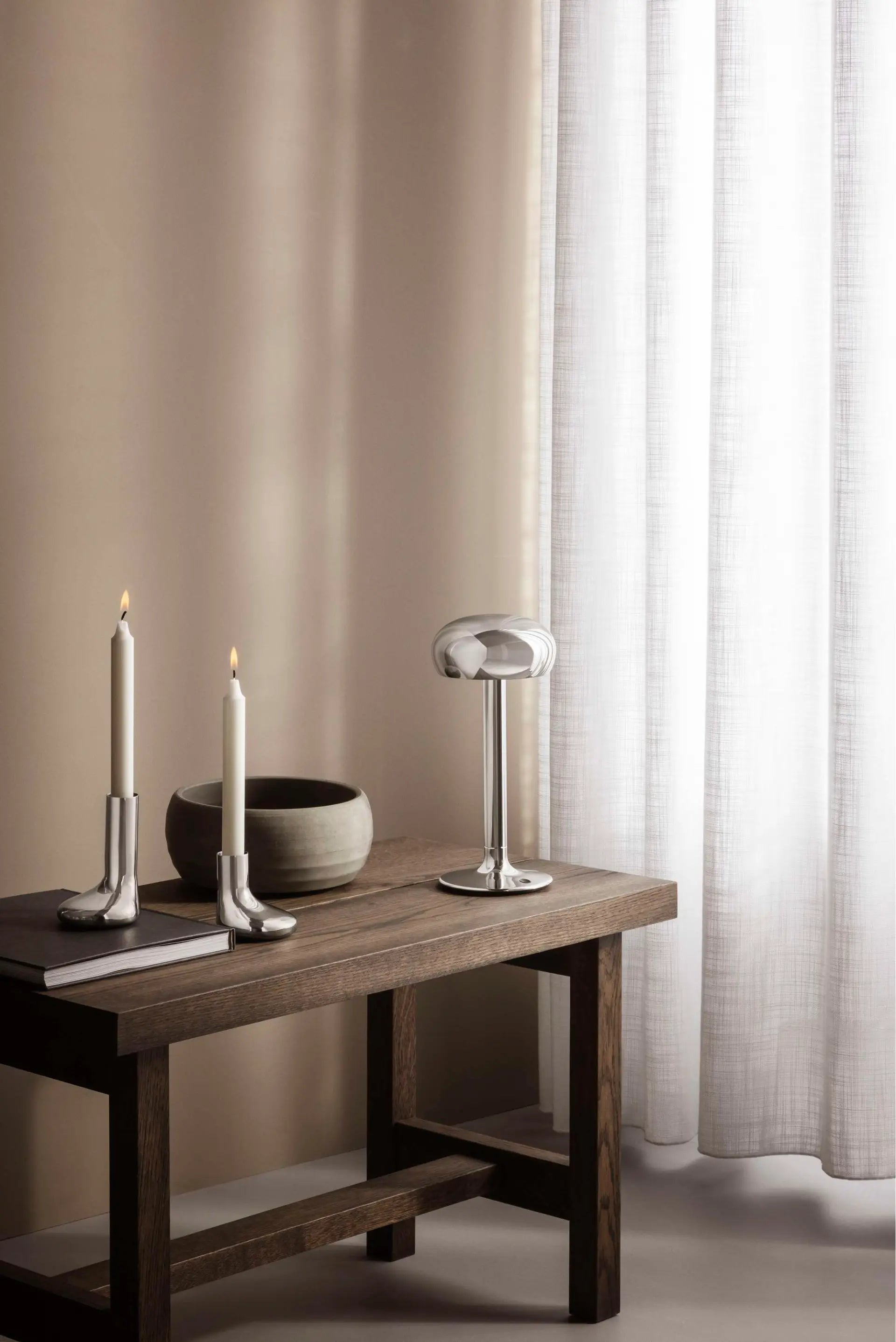 EMENDO portable lamp silver