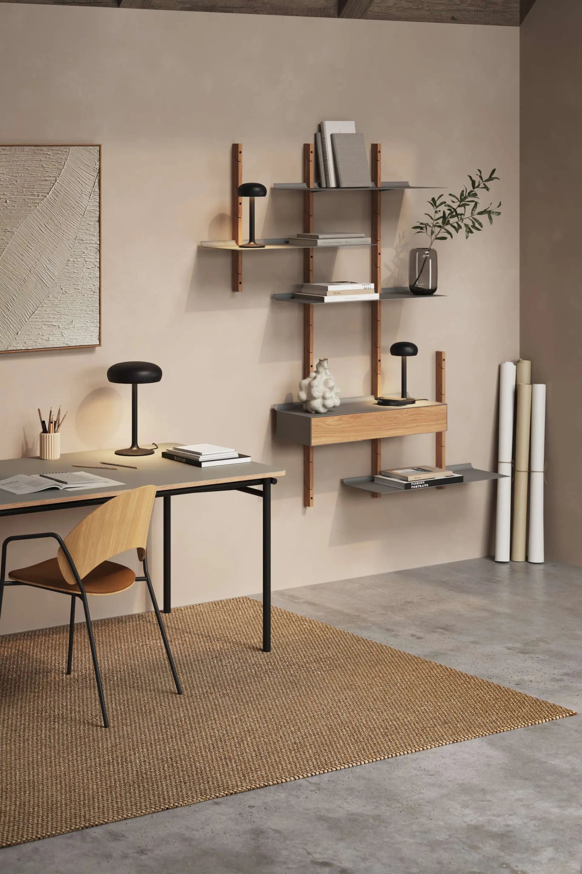 Prenosná lampa EMENDO čierna