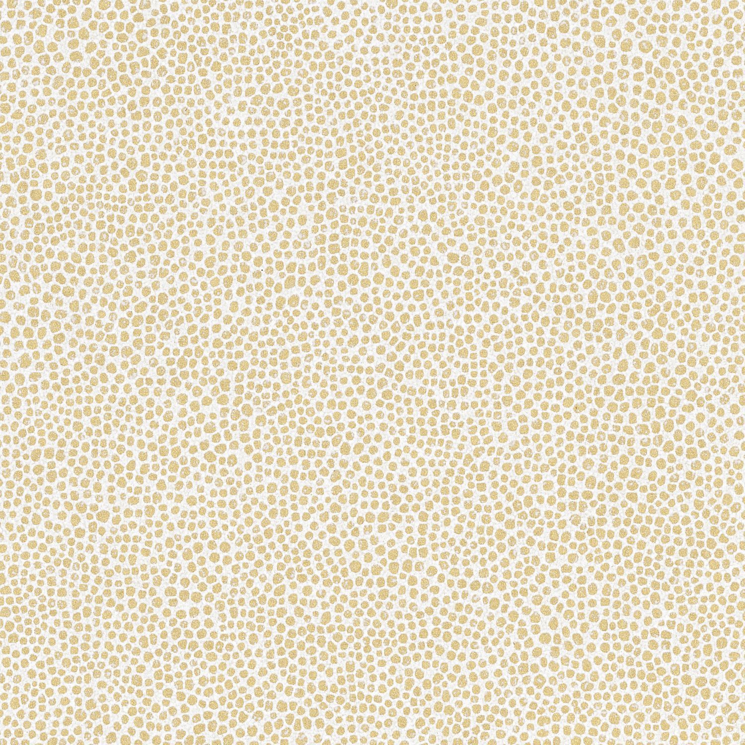 Tapeta s abstraktným vzorom bodiek BOLINGER - DORE biela so zlatou