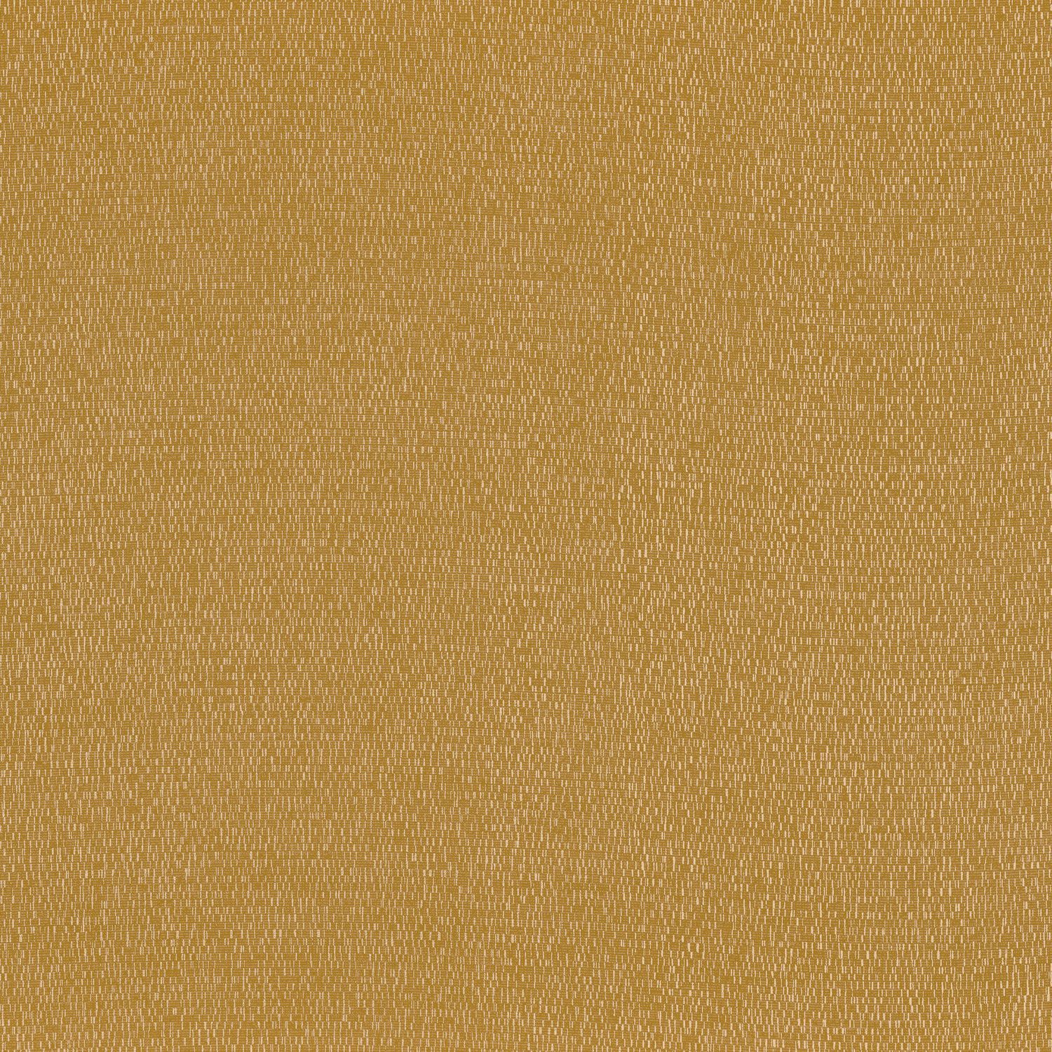 Structural wallpaper imitating straw marquetry ROSEAU - MUSTARD mustard