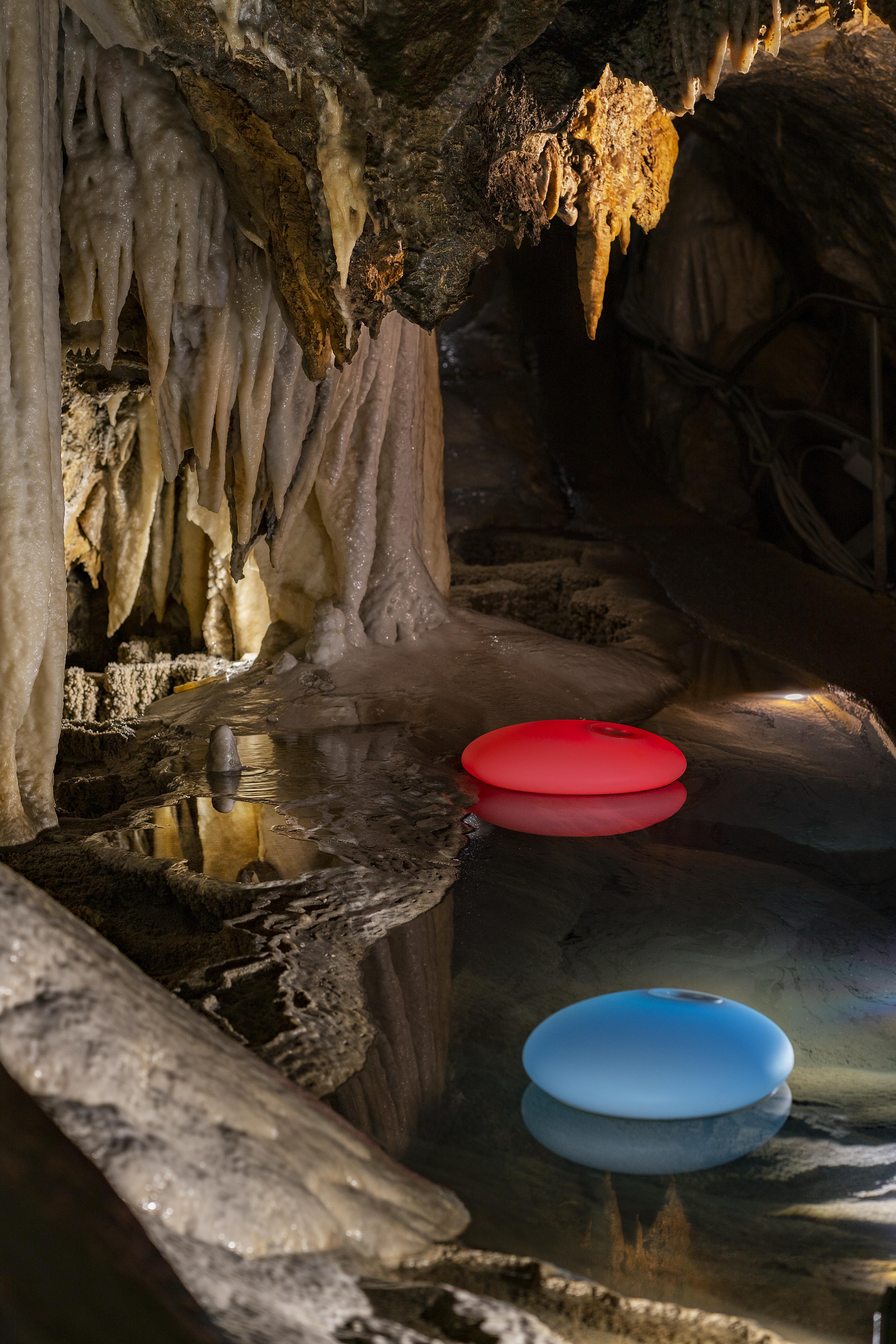 Záhradná podlahová lampa GLOUGLOU POL biela