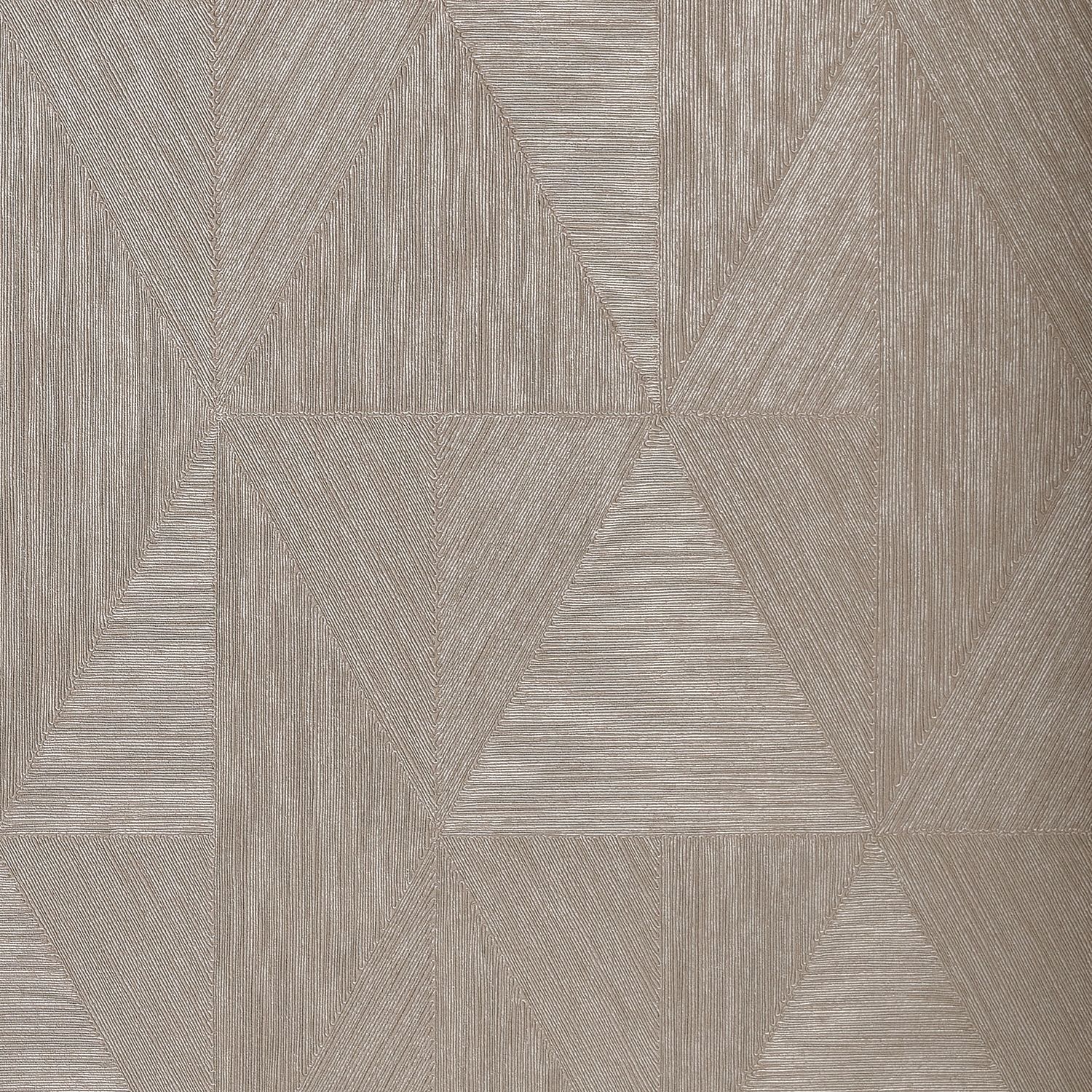Metallic Wallpaper with Geometric Pattern PARANGON - ARGENT Silver
