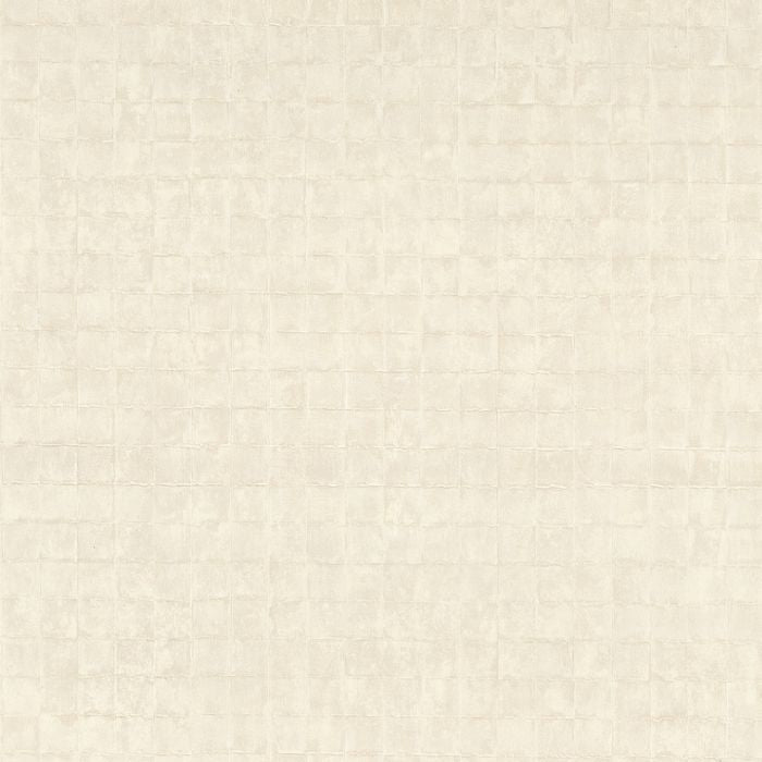 Tapeta so štruktúrou napodobňujúcou dlaždice FAENZA - IVOIRE slonová kosť